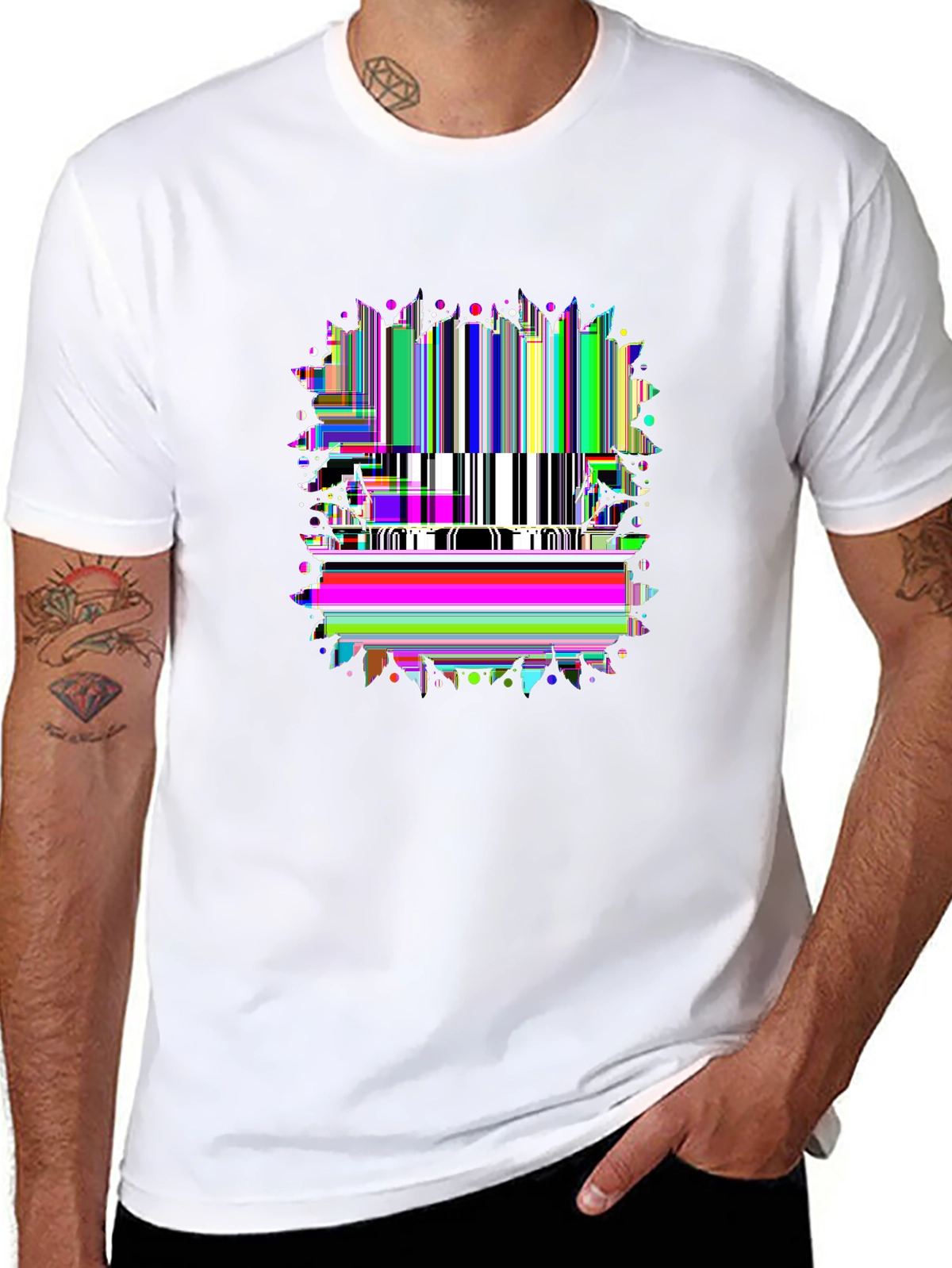 Dark Aesthetic Tee – Sugar skull with