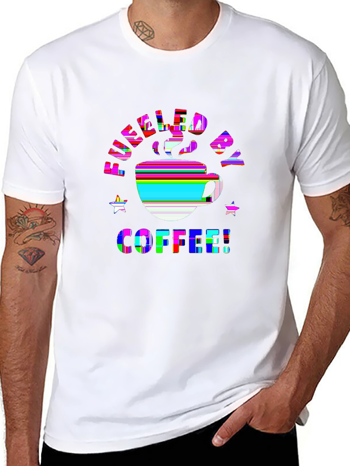 Foodie Vibes Tee – Coffee cup with