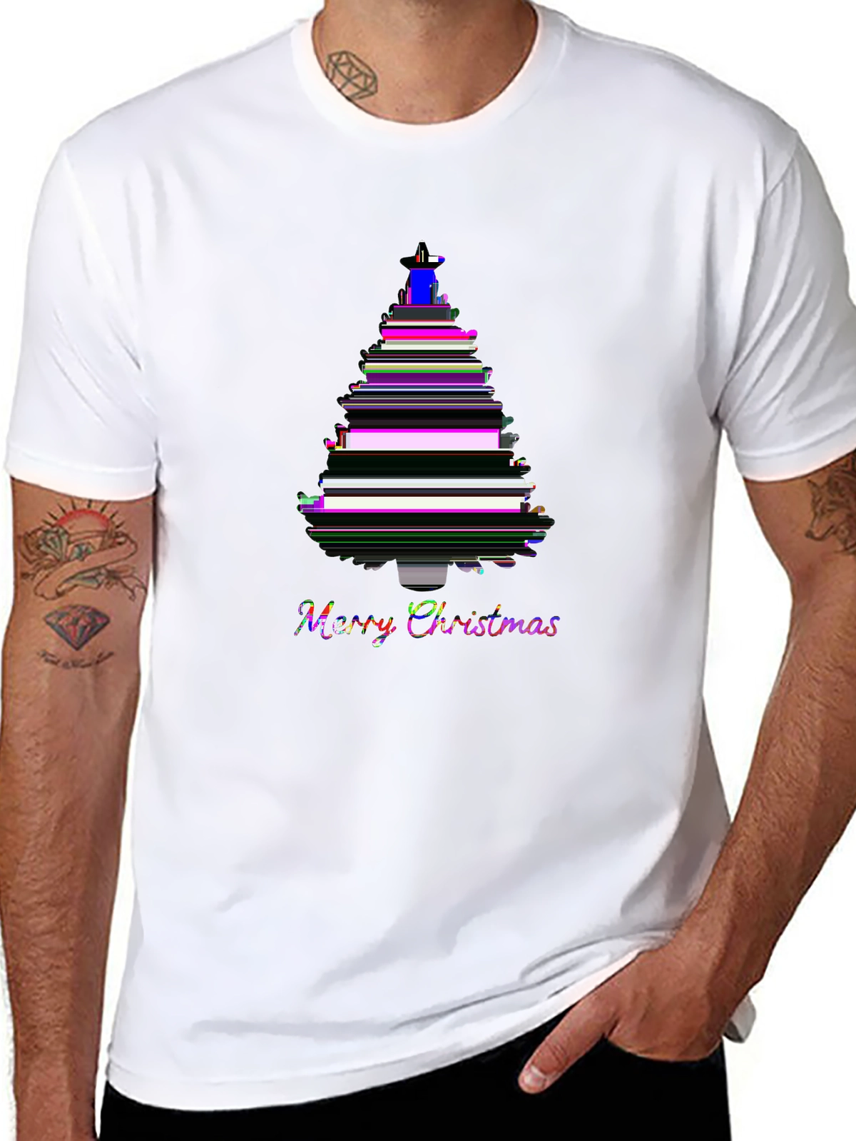 Holiday Spirit Tee – Christmas tree with