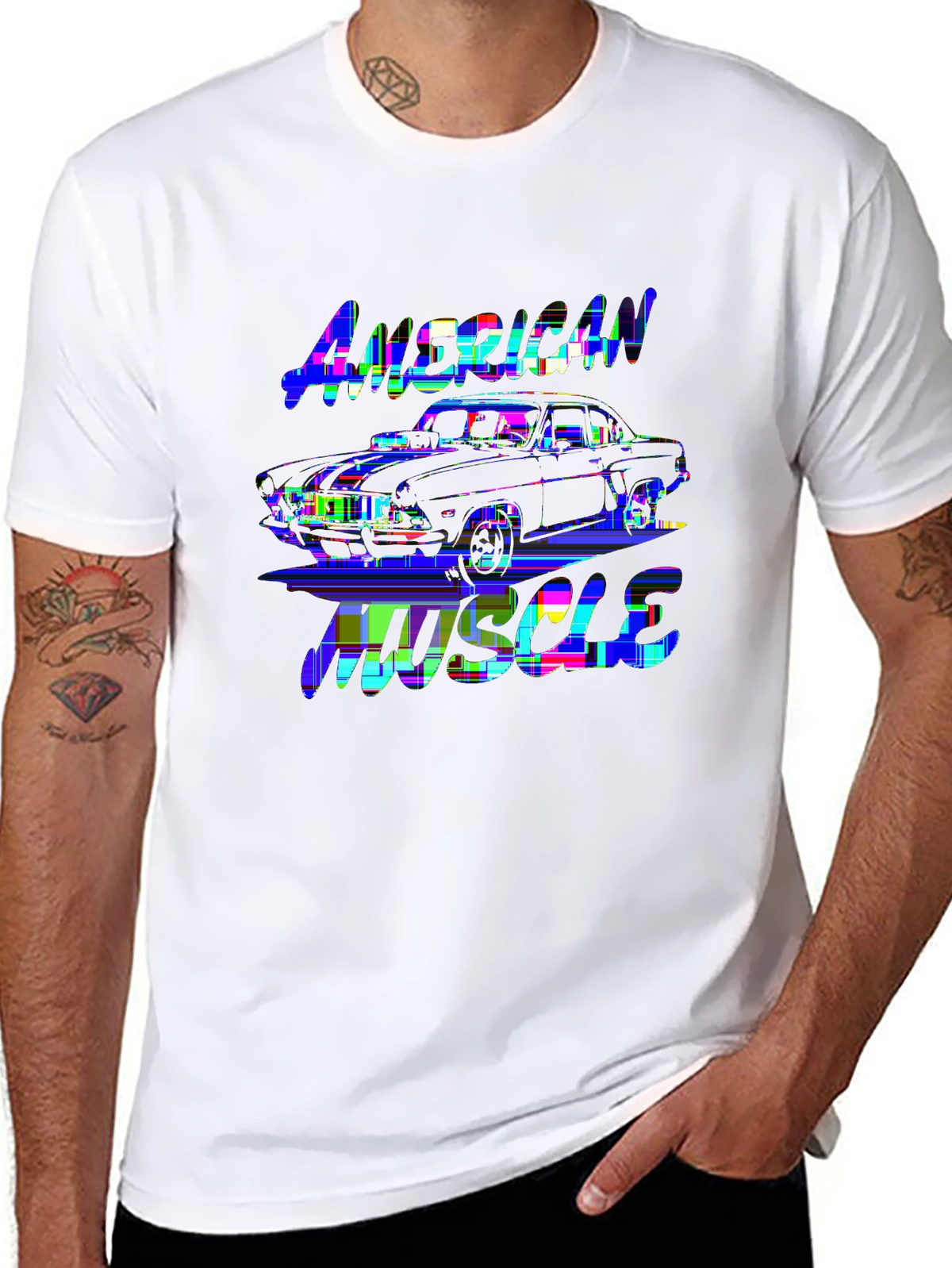 Auto Enthusiast Tee – Classic muscle car