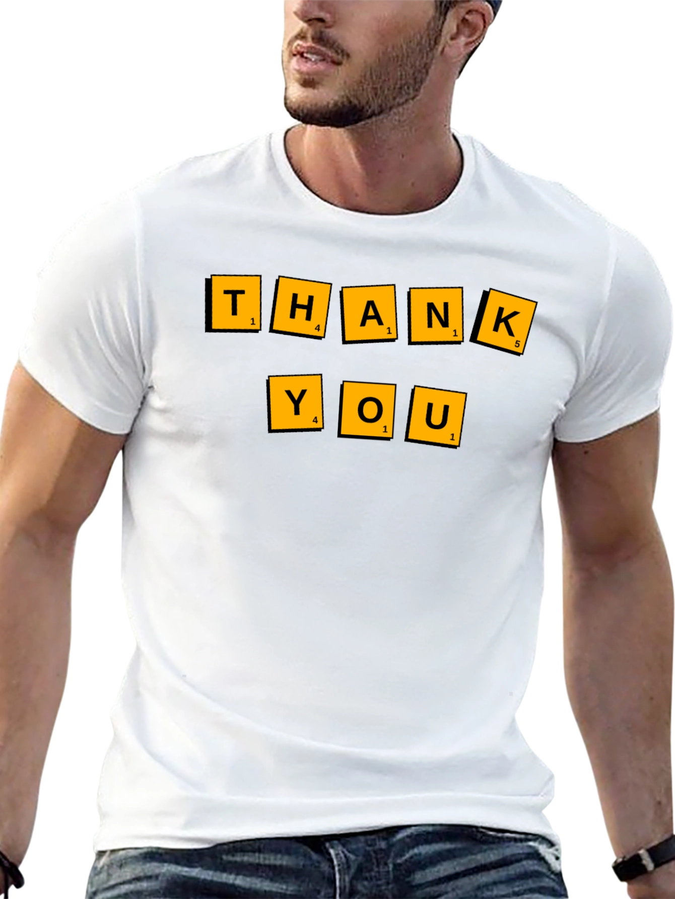 Scrabble Thank You Graphic Tee