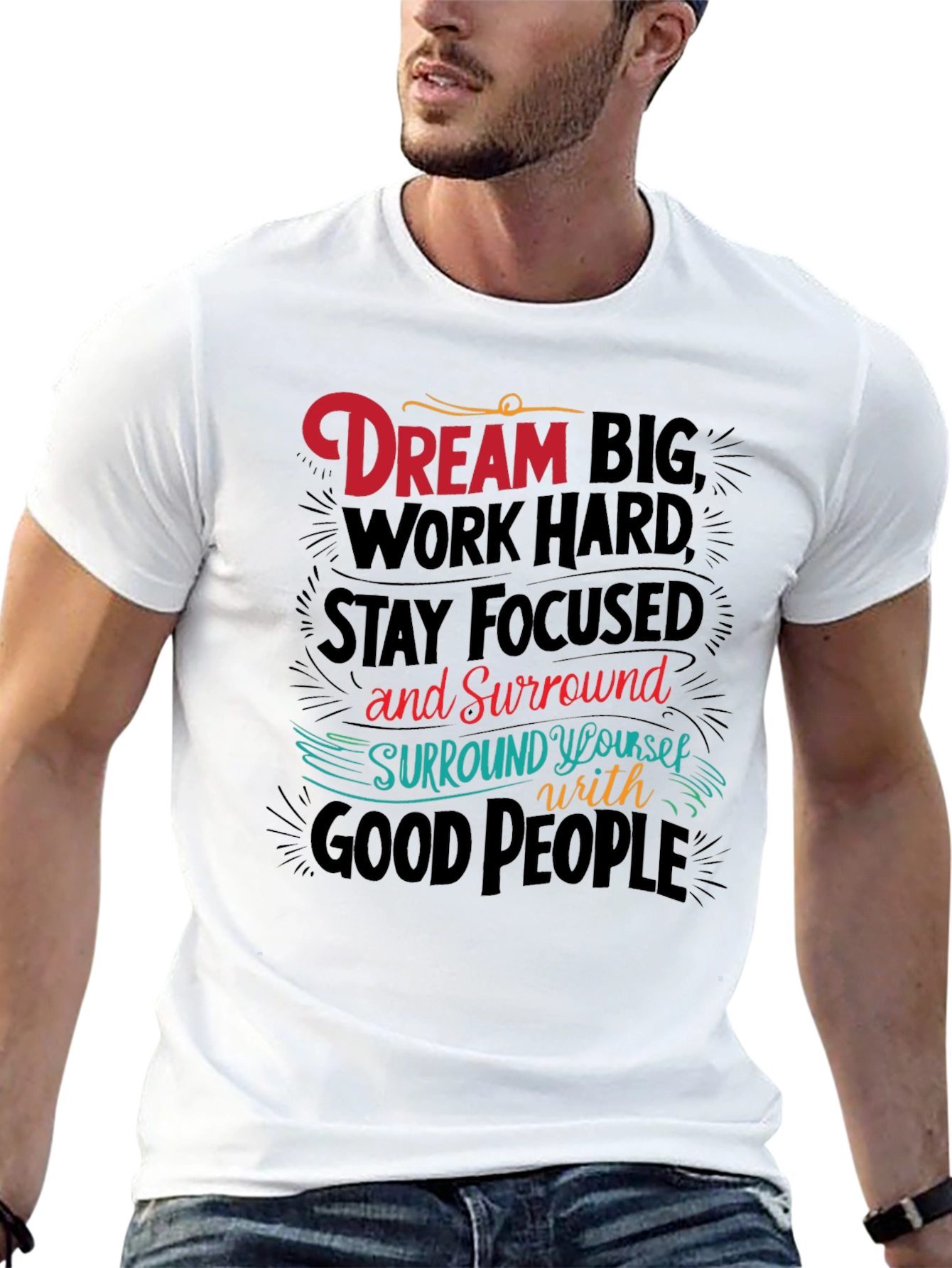 Dream Big Graphic Tee - Motivational T-Shirt