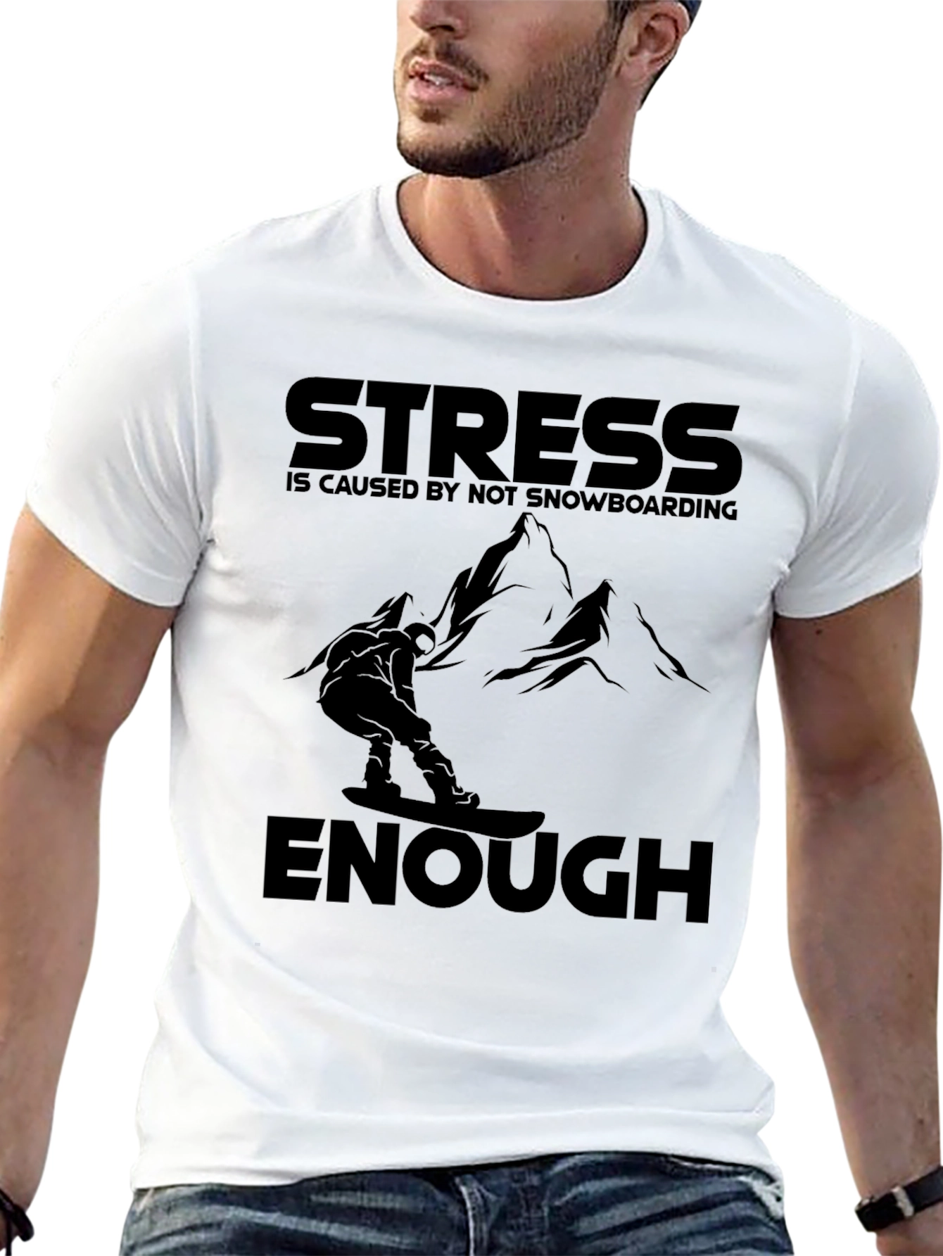Stress Snowboarding T-Shirt