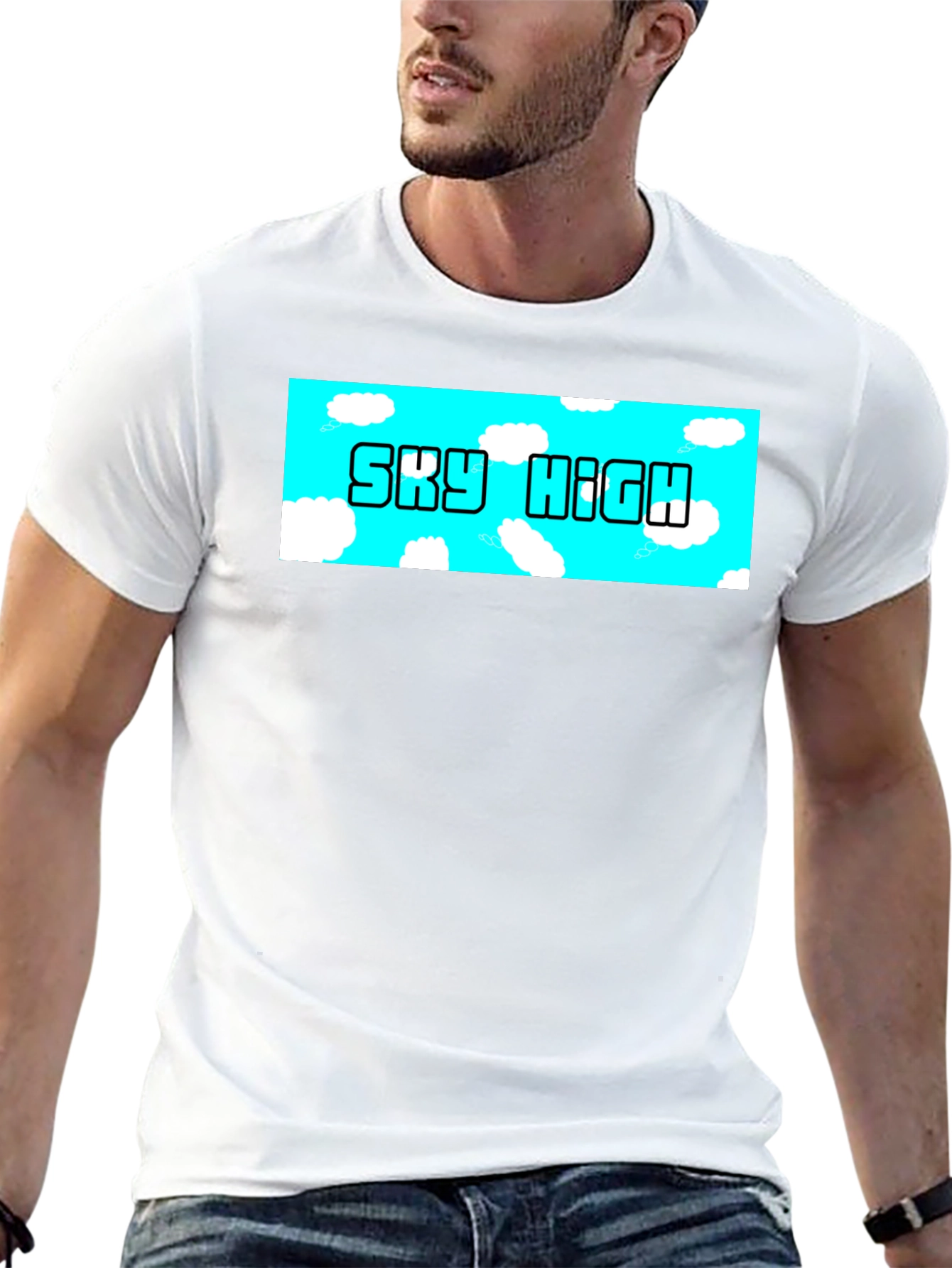 Sky High Graphic T-Shirt - Black