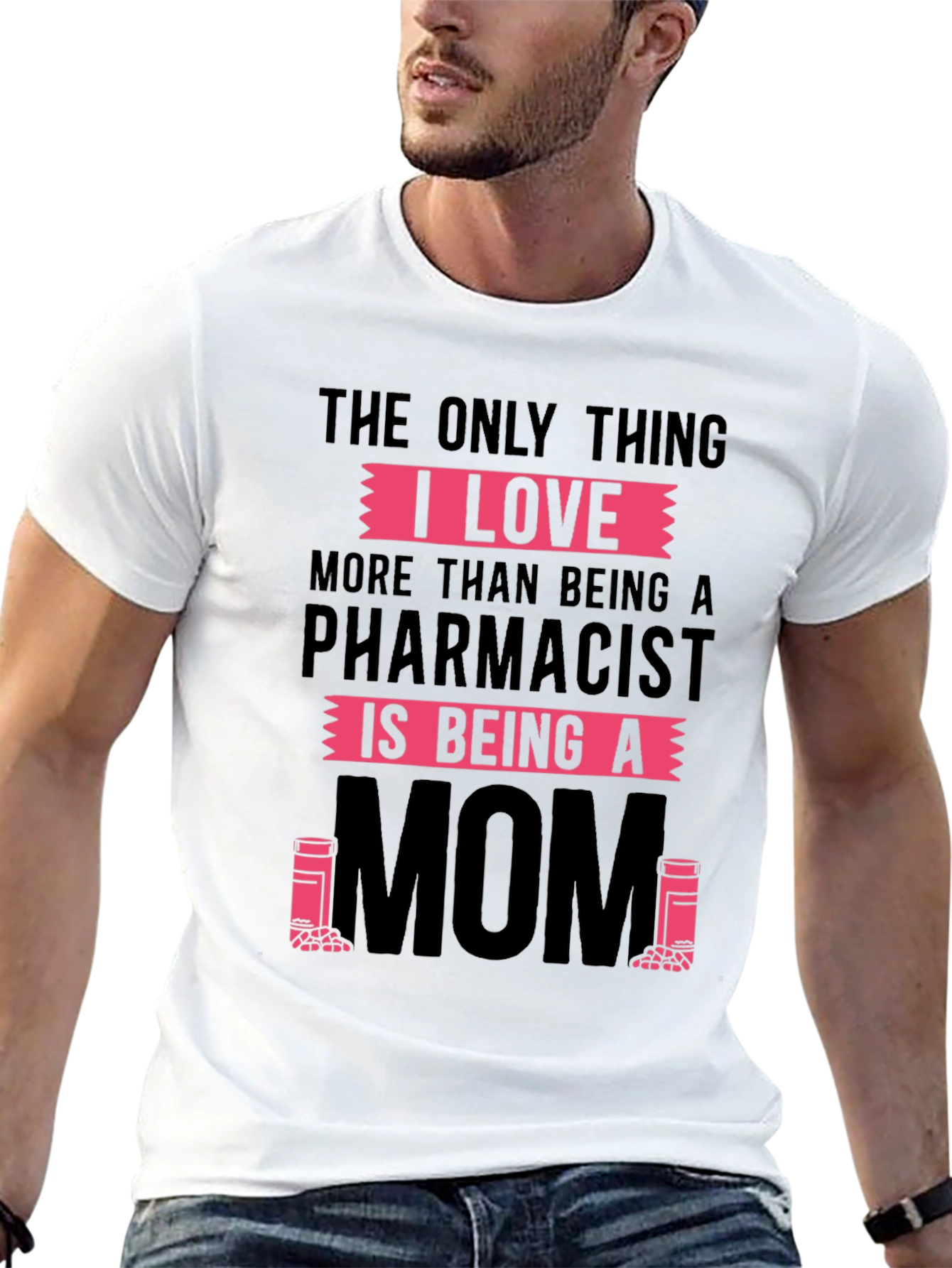 Pharmacist Mom T-Shirt - Novelty Graphic Tee