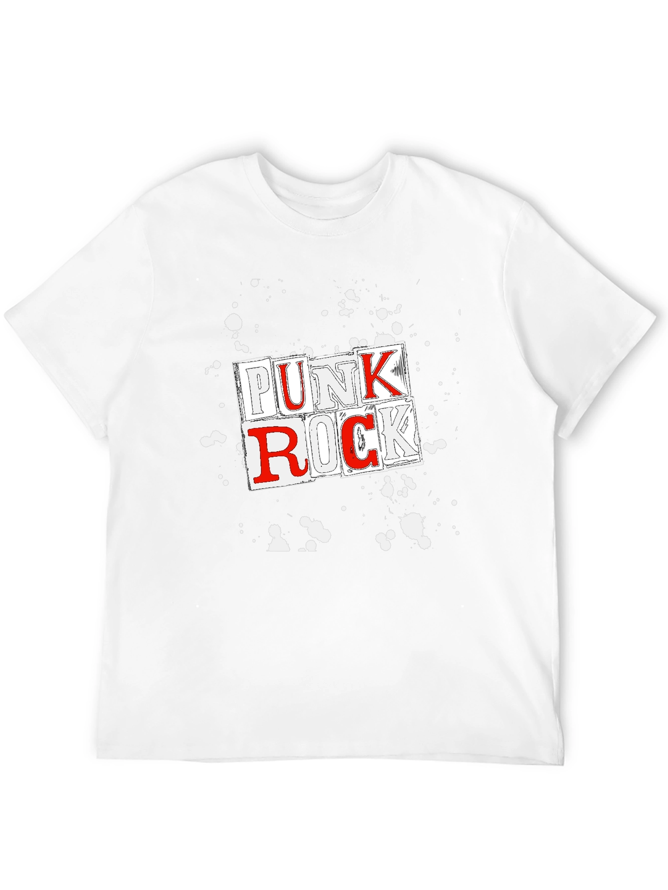 Punk Rock Graphic Tee - Black