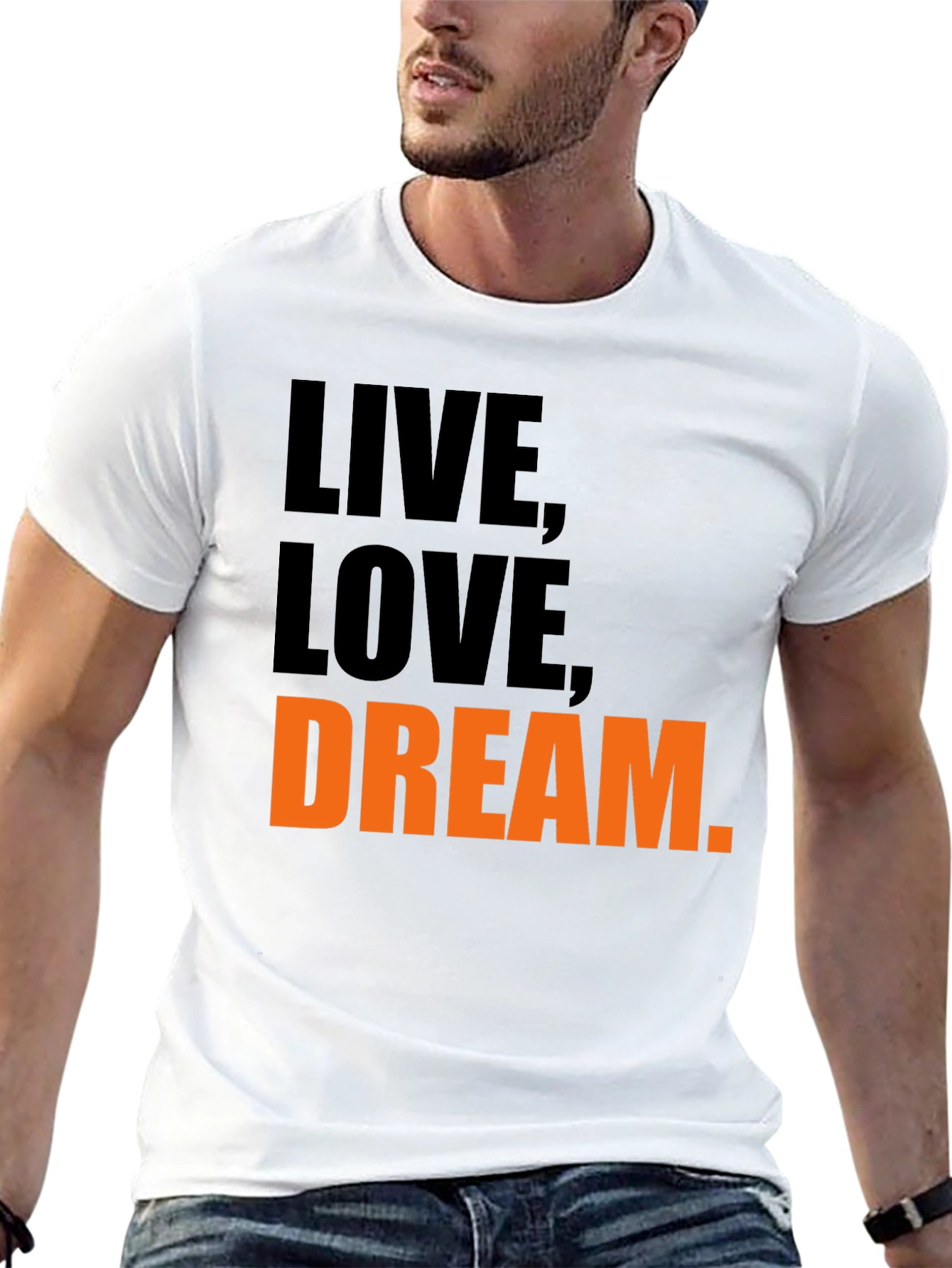 Live Love Dream Graphic Tee - Black