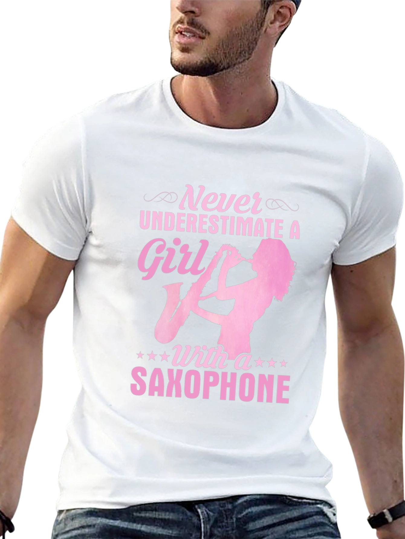 Saxophone Girl T-Shirt - Never Underestimate!