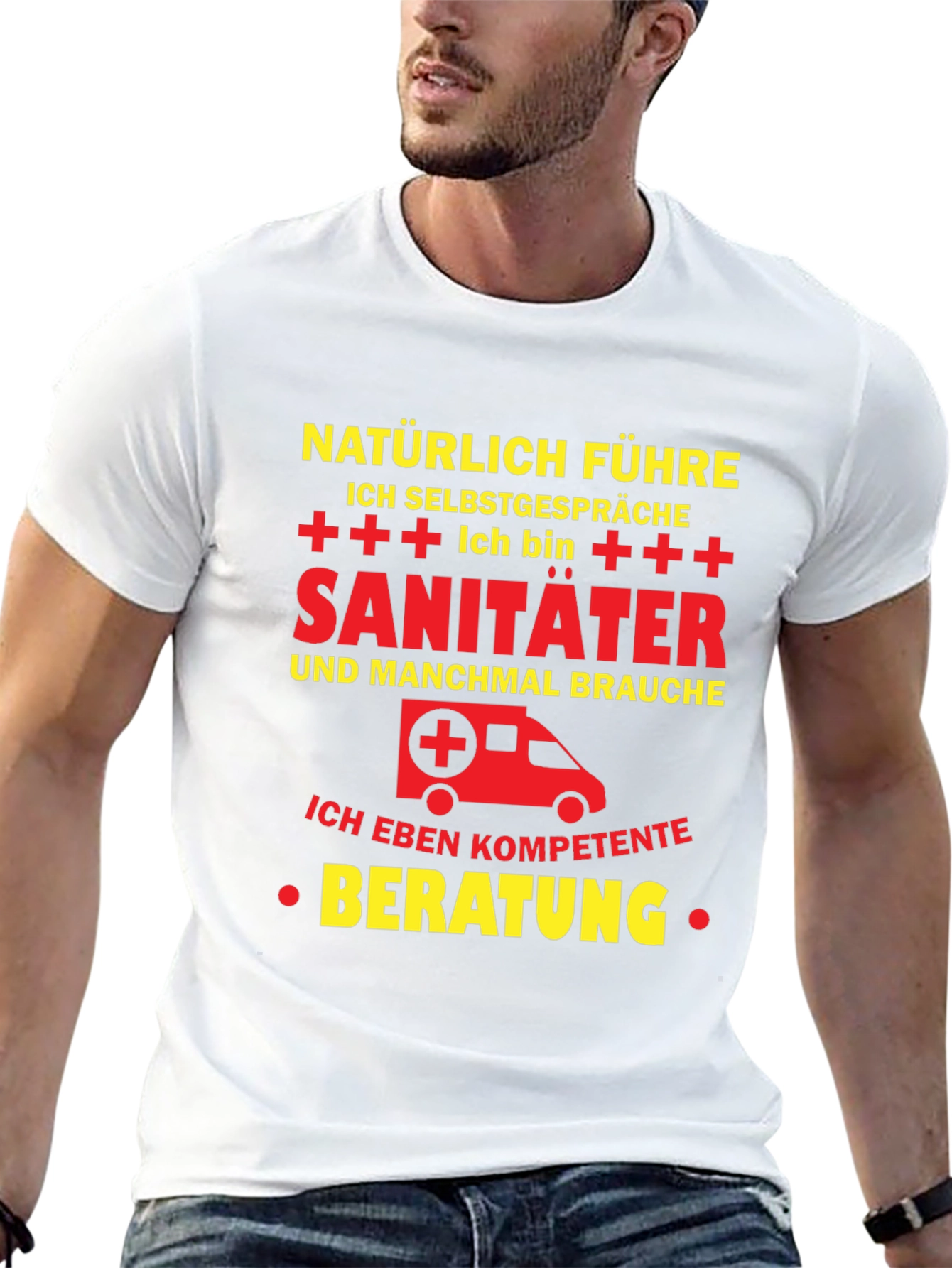 Sanitäter T-Shirt - Natürlich Selbstgespräche!