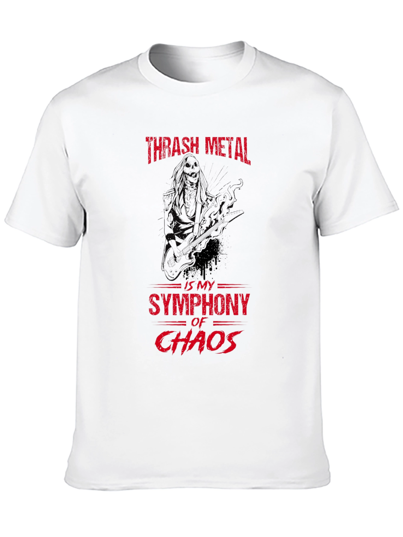 Thrash Metal Symphony of Chaos Graphic Tee