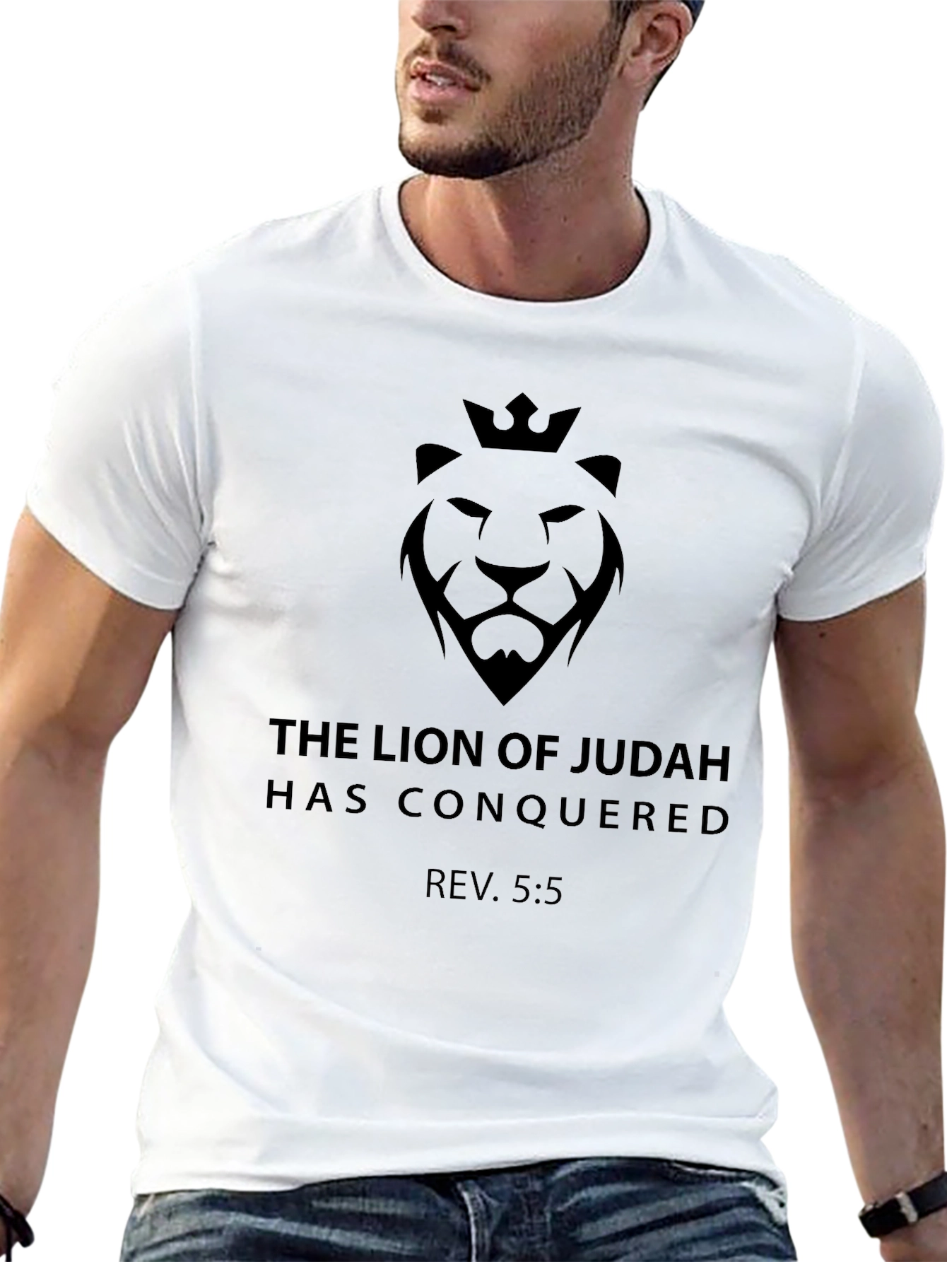 Lion of Judah T-Shirt - Religious Christian Tee