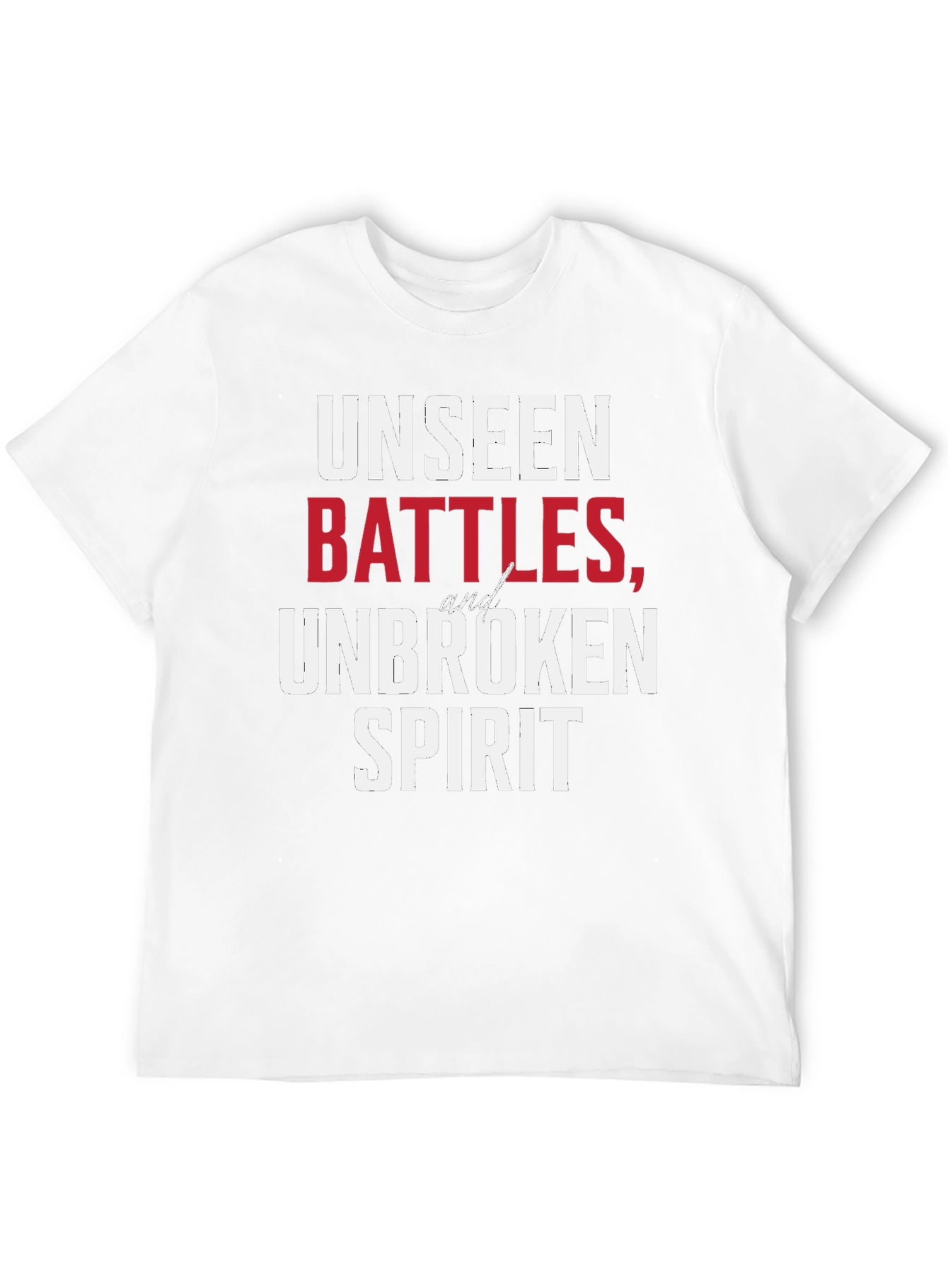 Unseen Battles Unbroken Spirit Graphic Tee