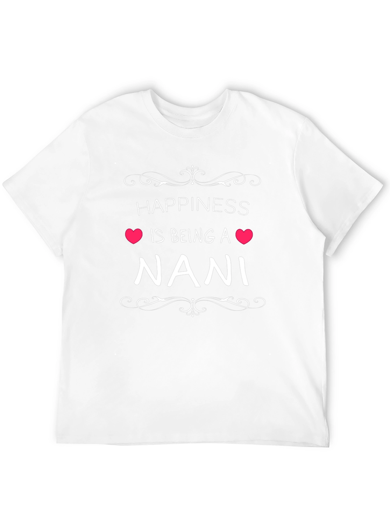 Happiness is Being a Nani Black T-Shirt