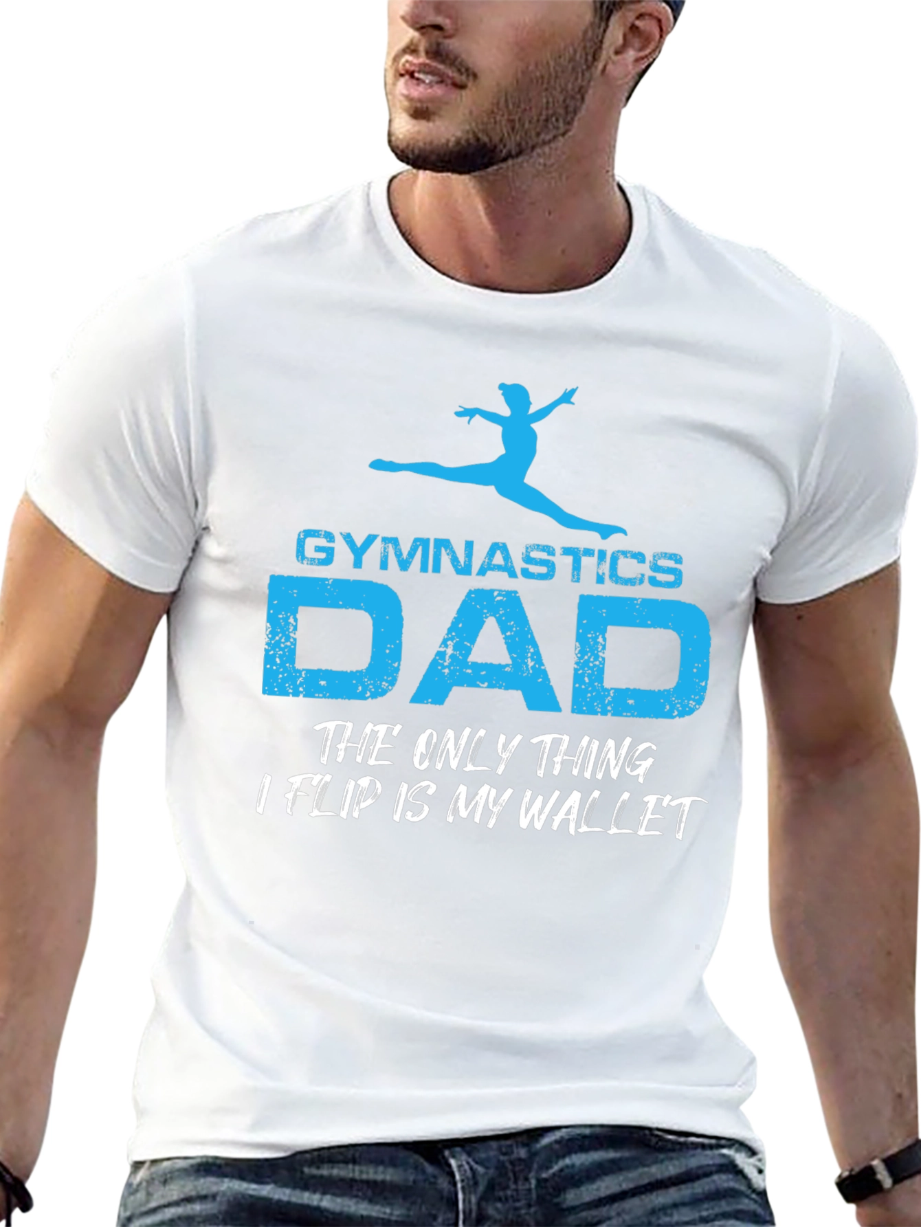 Gymnastics Dad T-Shirt - Funny Fathers Day Gift