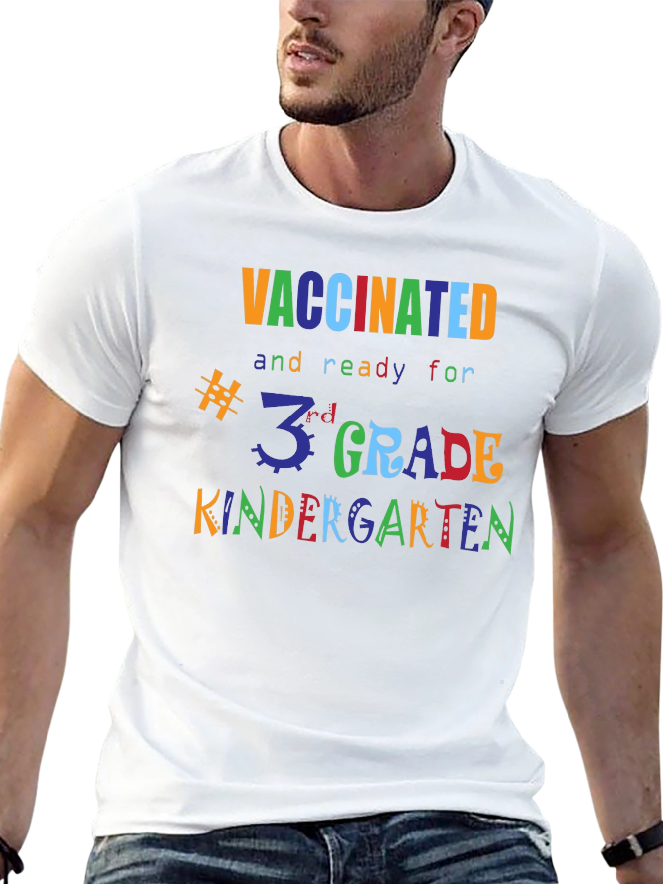 Vaccinated & Ready 3rd Grade Back to School T-Shirt