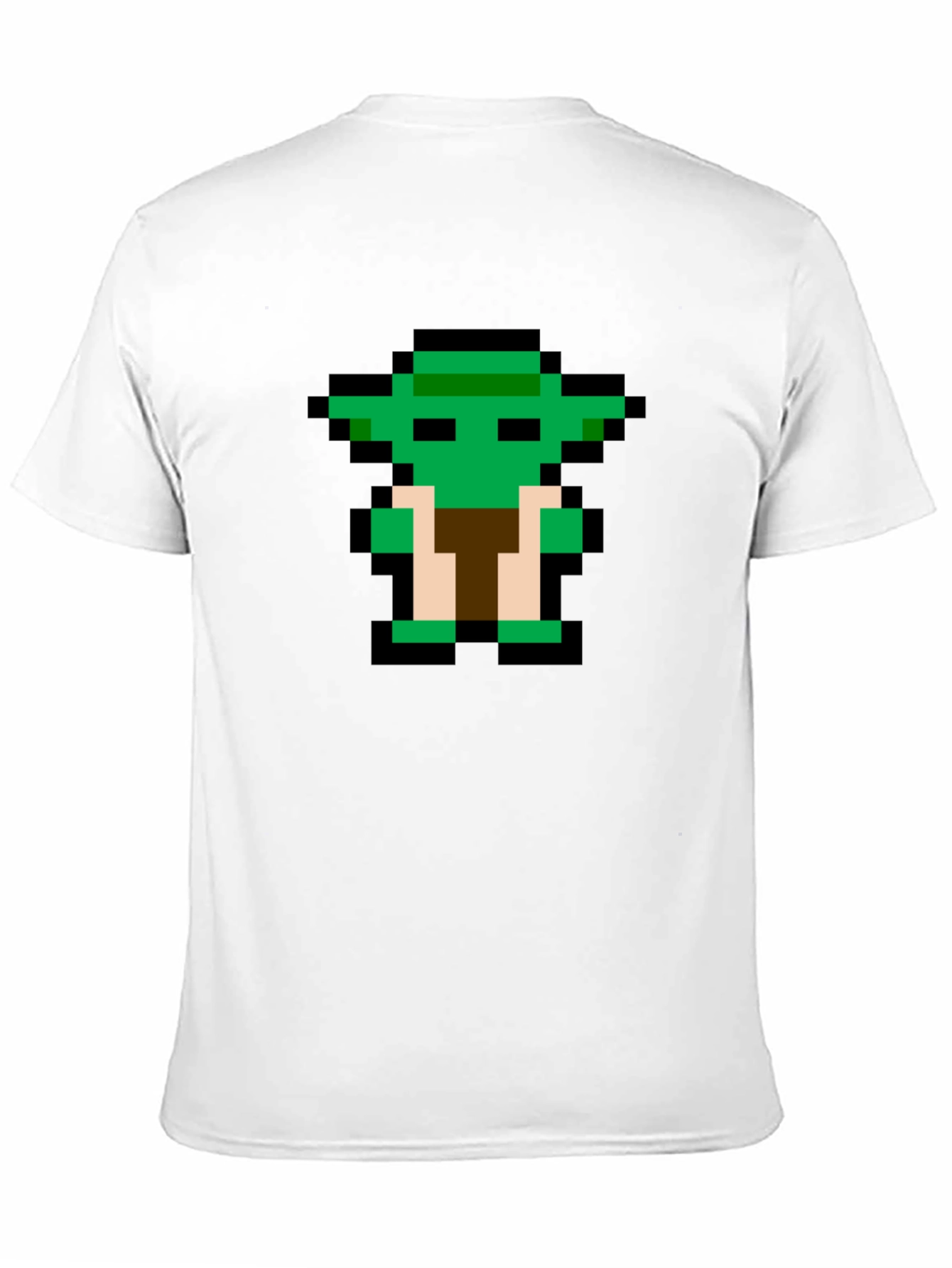 Pixel Yoda Black T-Shirt
