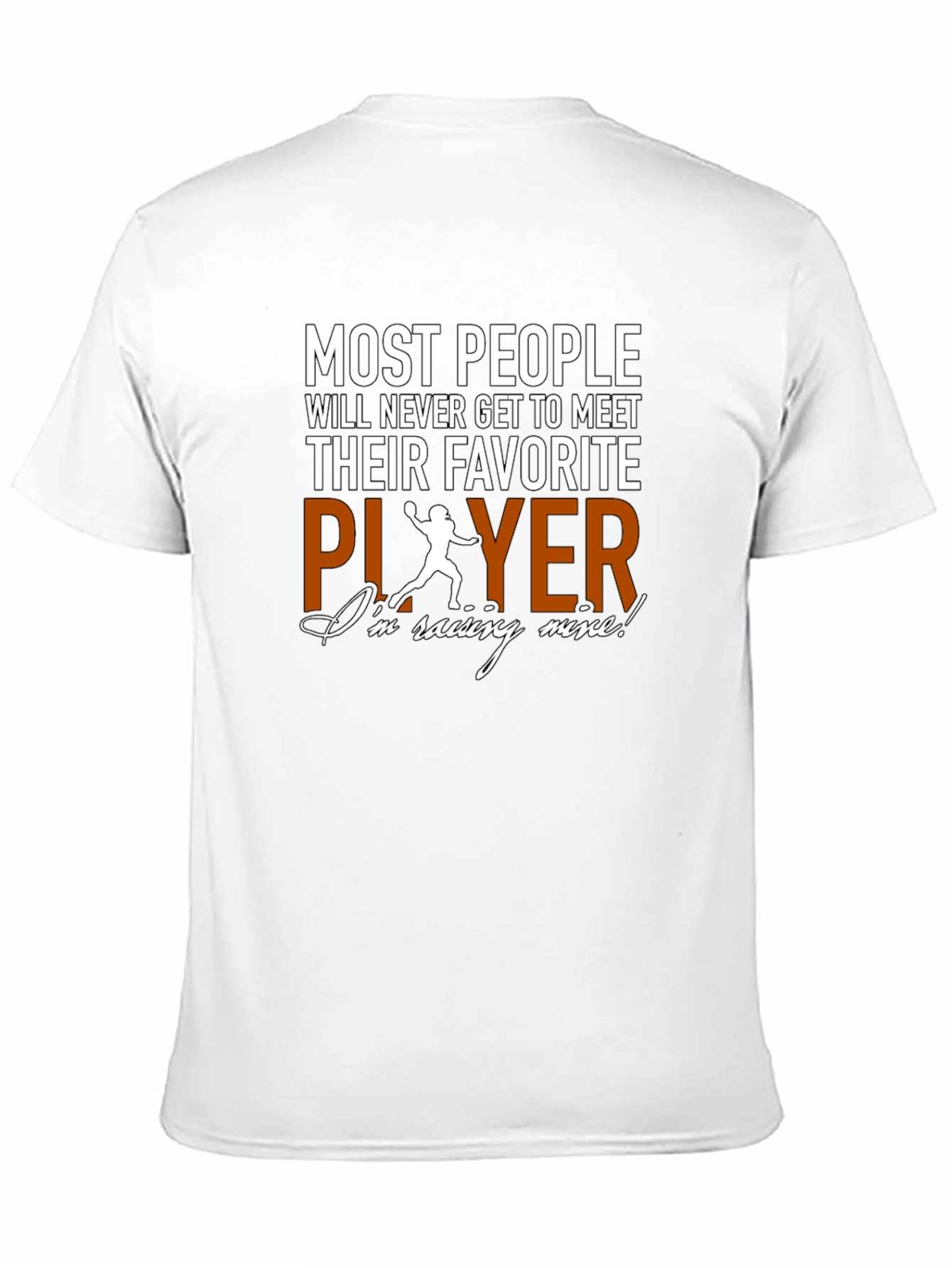 Proud Parent Football Player Graphic Tee