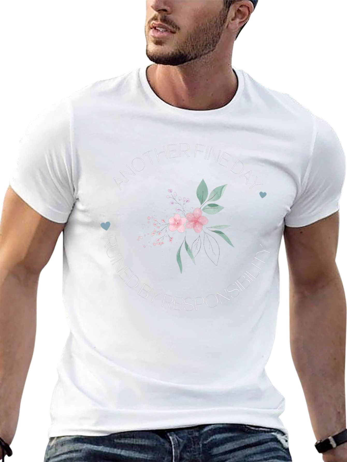 Fine Day Ruined By Responsibility Graphic Tee