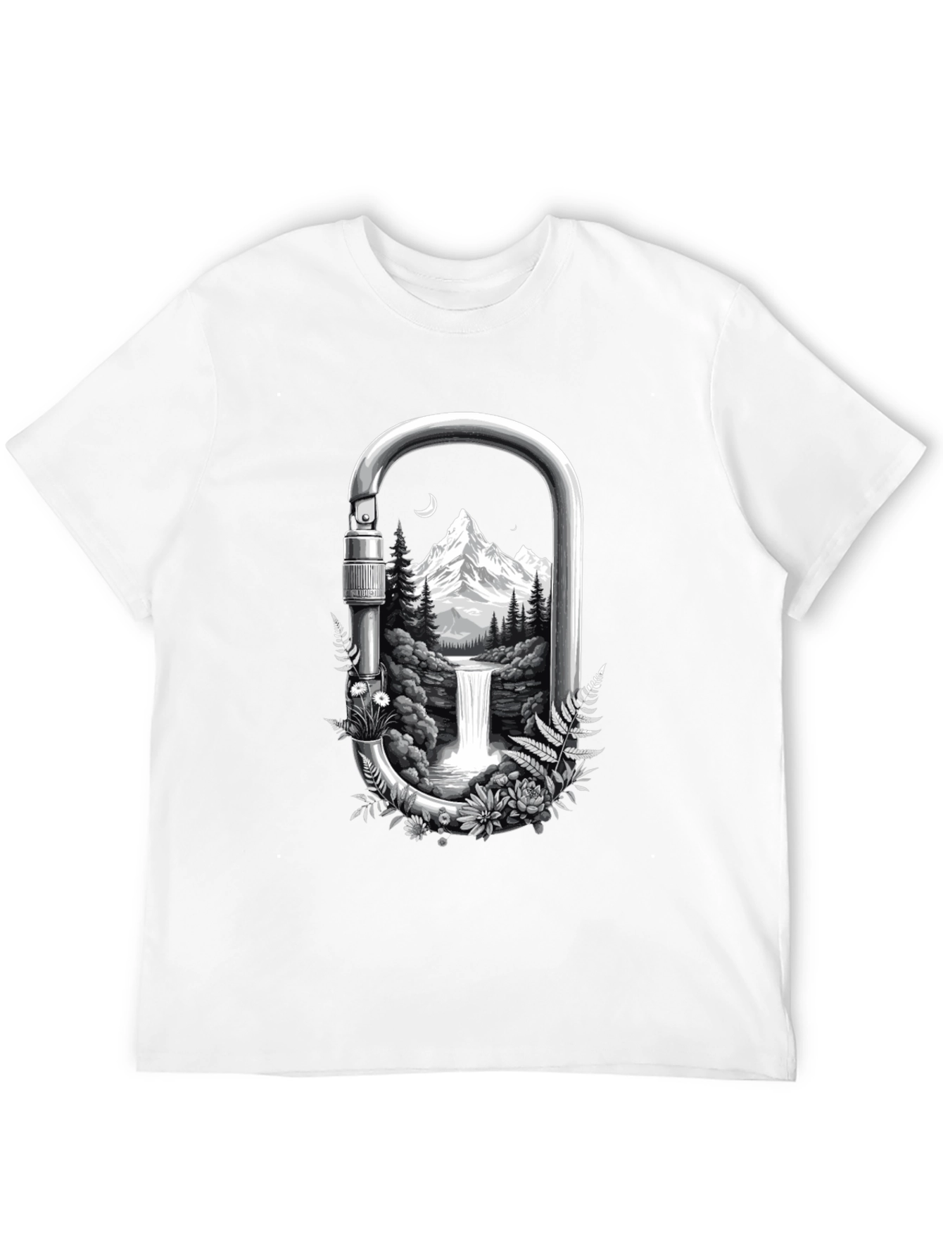 Carabiner Waterfall Graphic Tee