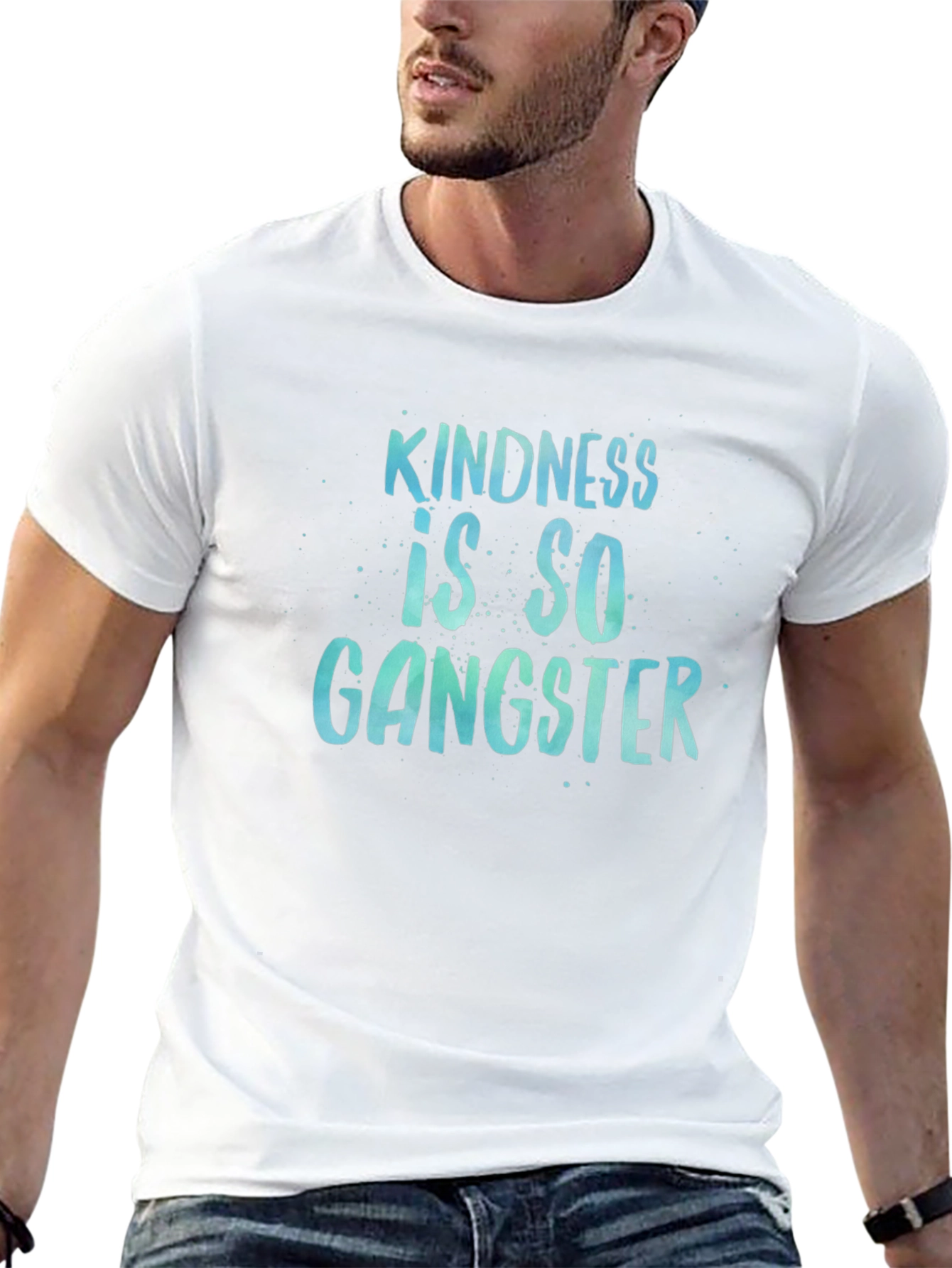 Kindness is So Gangster Black T-Shirt