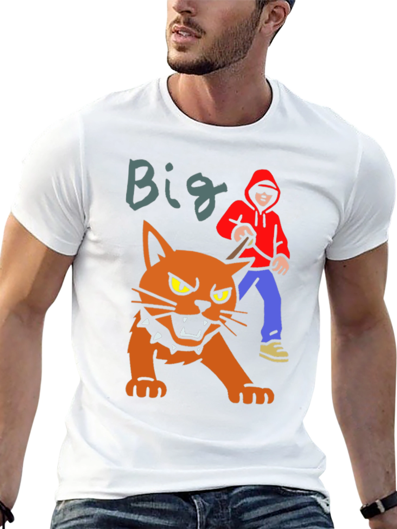 Big Cat T-Shirt - Graphic Tee