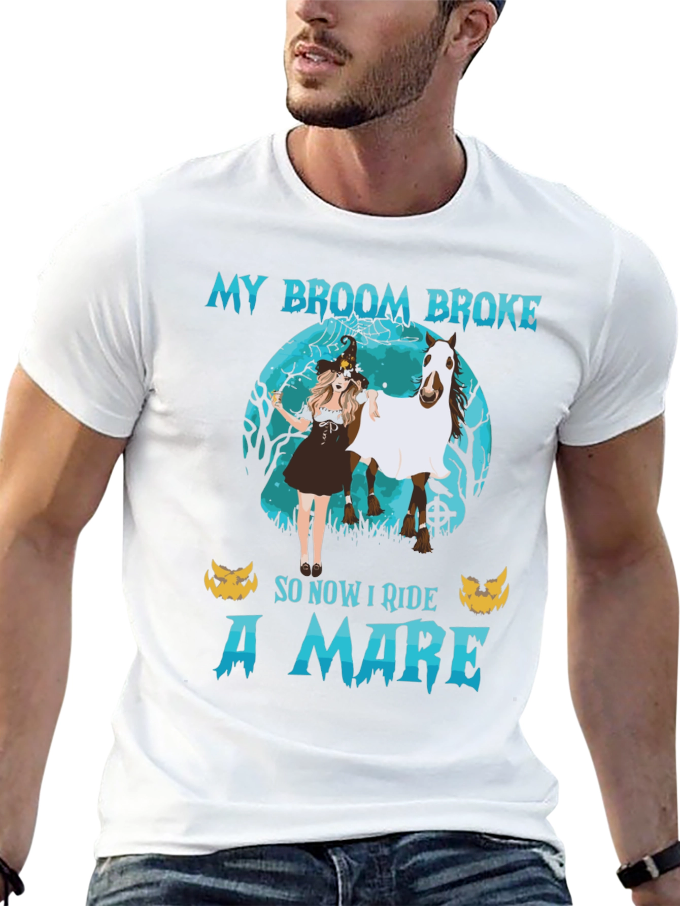 Halloween Witch Mare T-Shirt