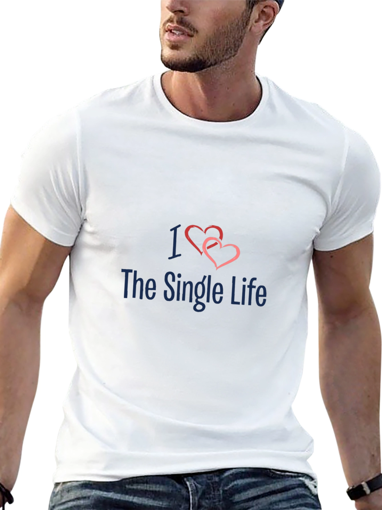 I Heart The Single Life Black Tee