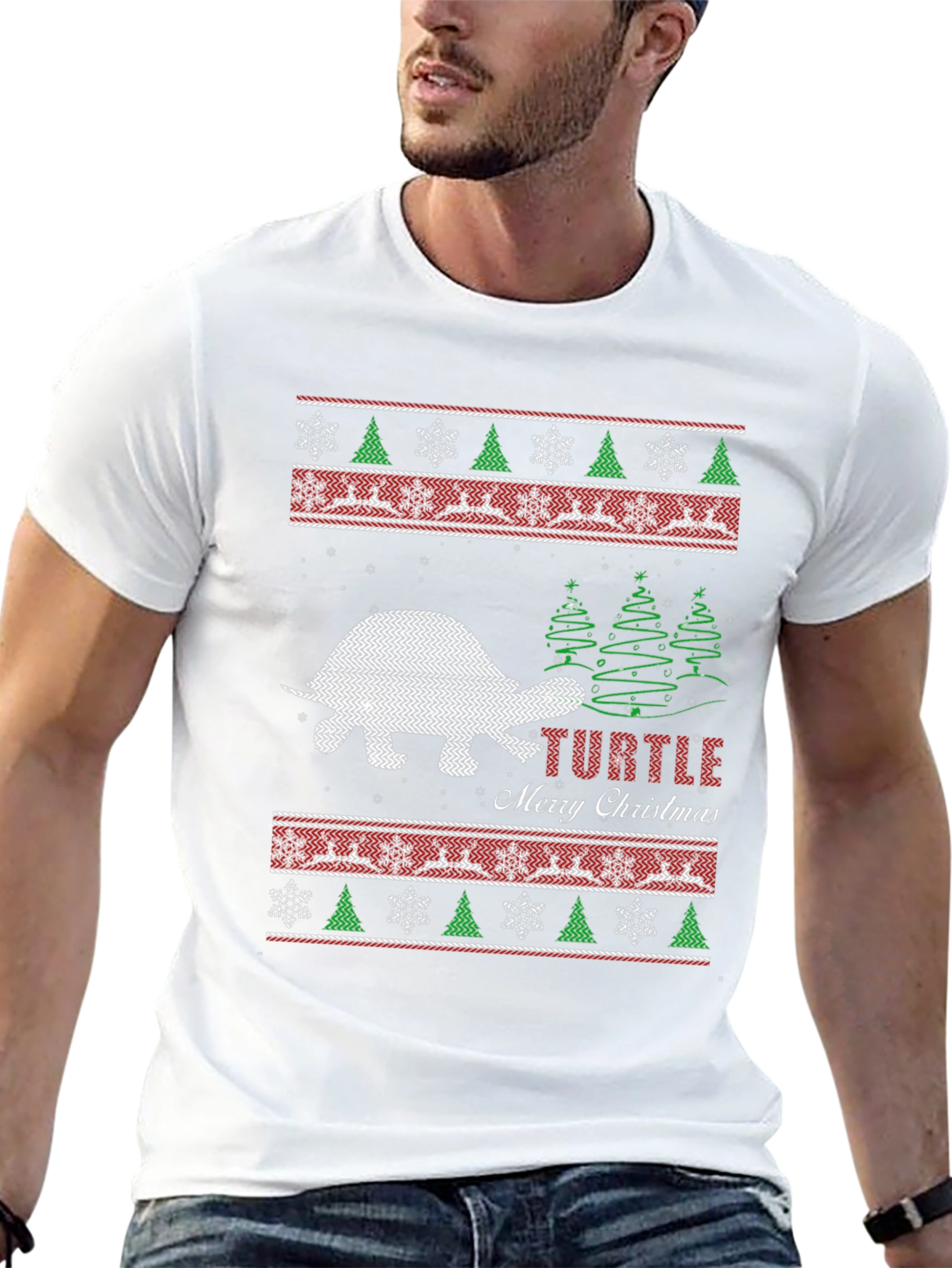 Turtle Christmas Sweater T-Shirt