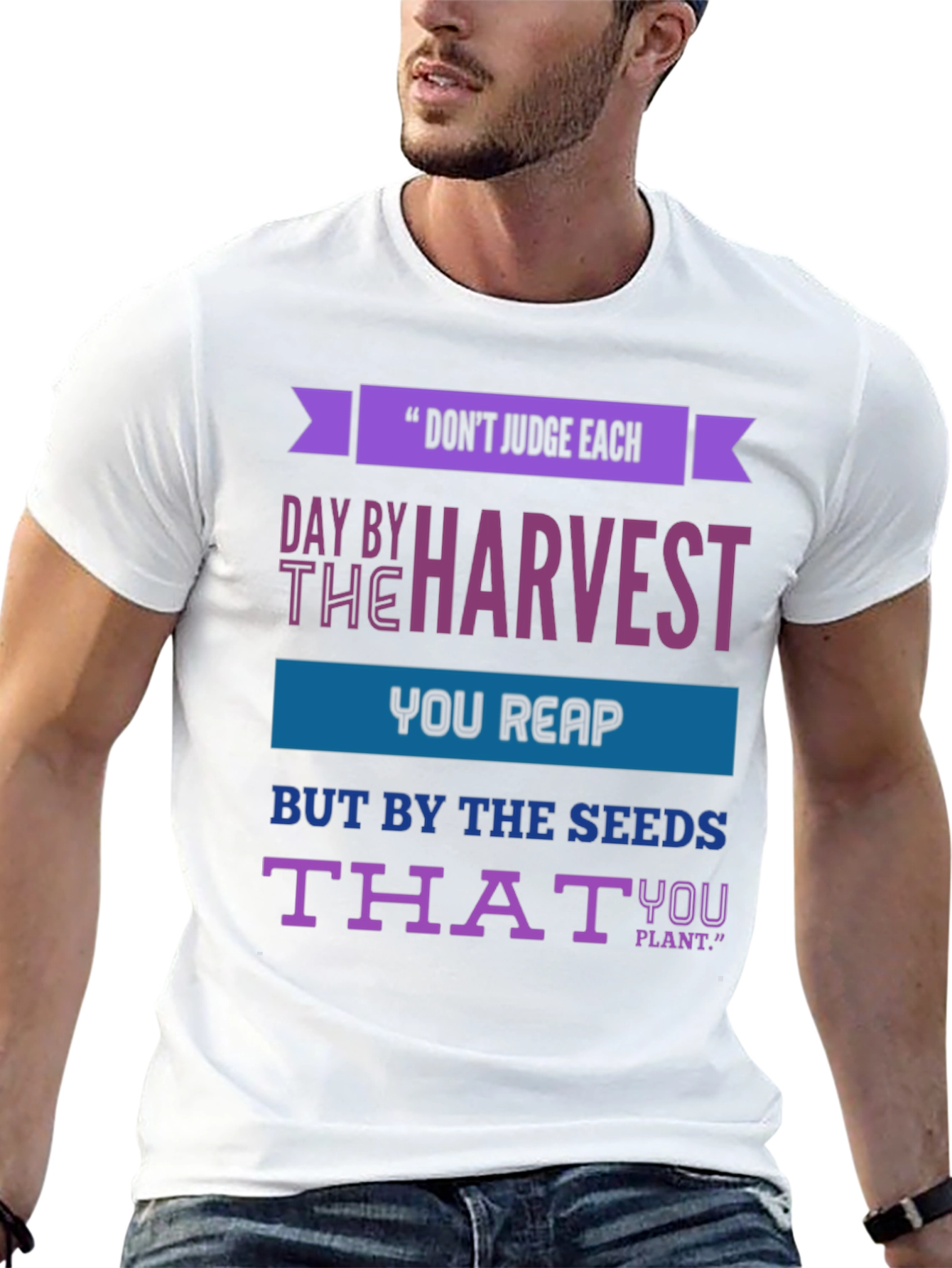 Inspirational Harvest Seeds Graphic T-Shirt