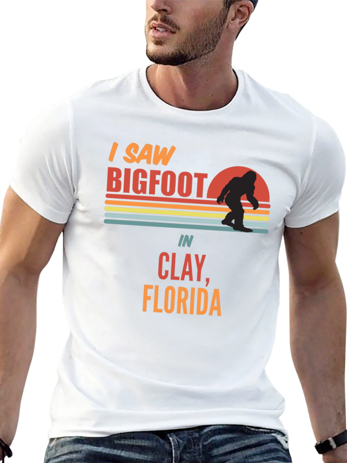 I Saw Bigfoot T-Shirt - Novelty Tee
