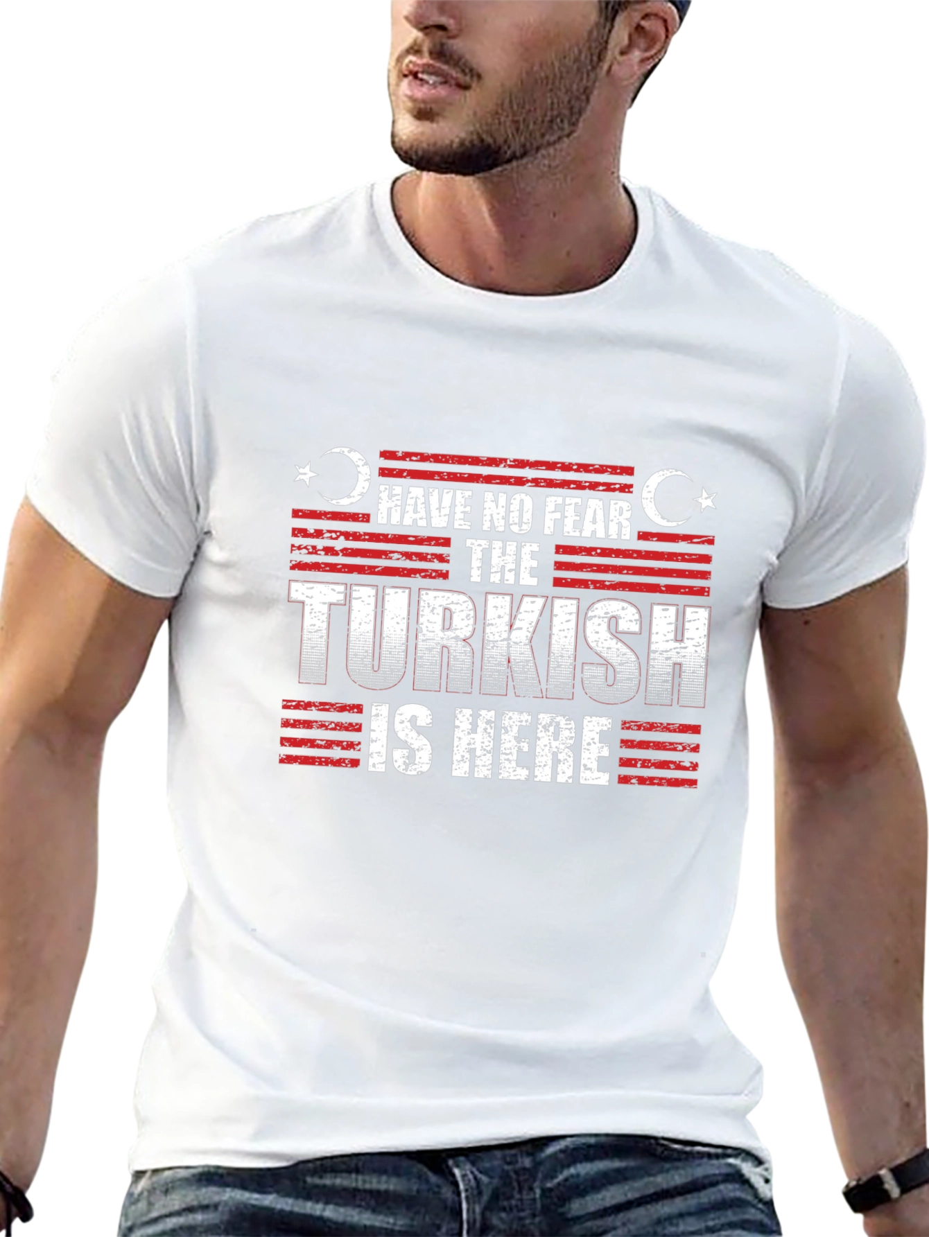Have No Fear The Turkish is Here Black T-Shirt