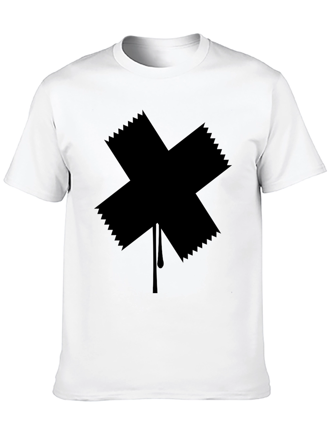 Black X Graphic Tee - Modern Urban Style