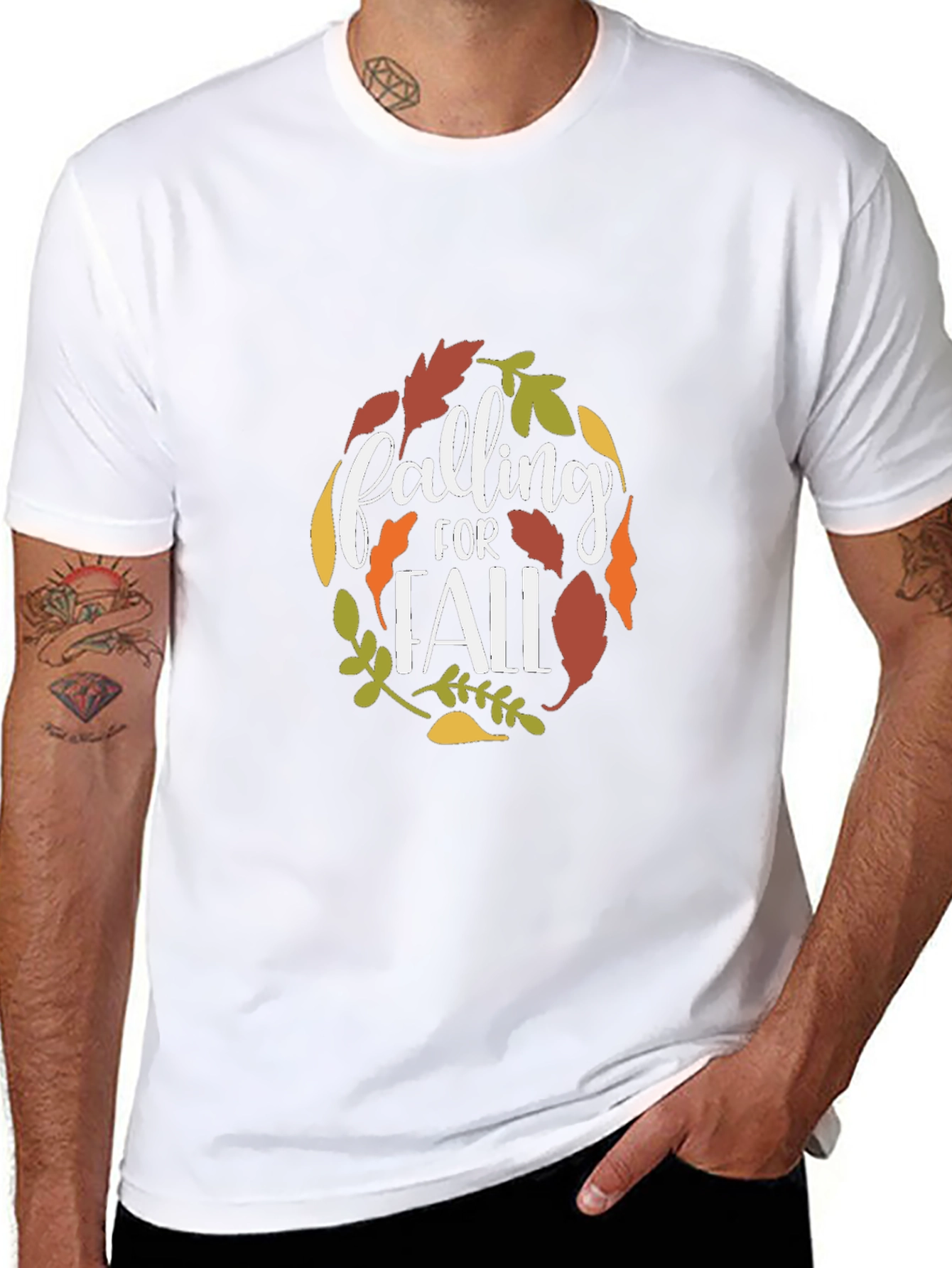 Falling for Fall T-Shirt - Autumn Graphic Tee