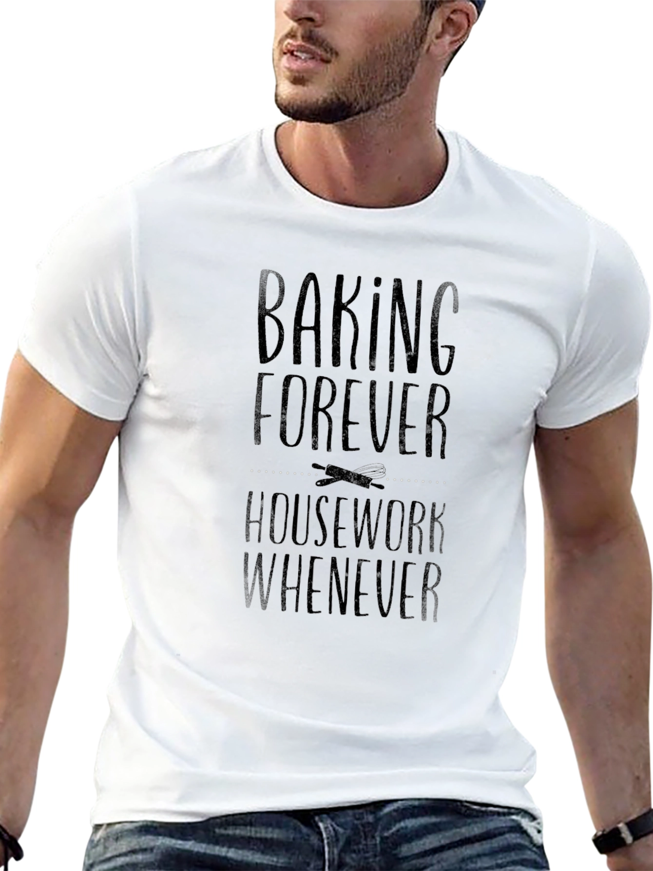 Baking Forever T-Shirt - Funny Bakers Tee