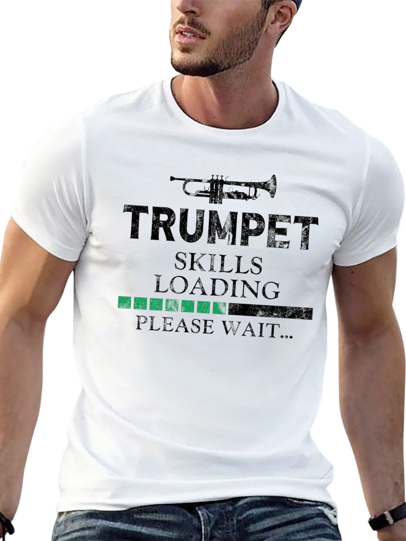 Trumpet Skills Loading T-Shirt - Musician Gift