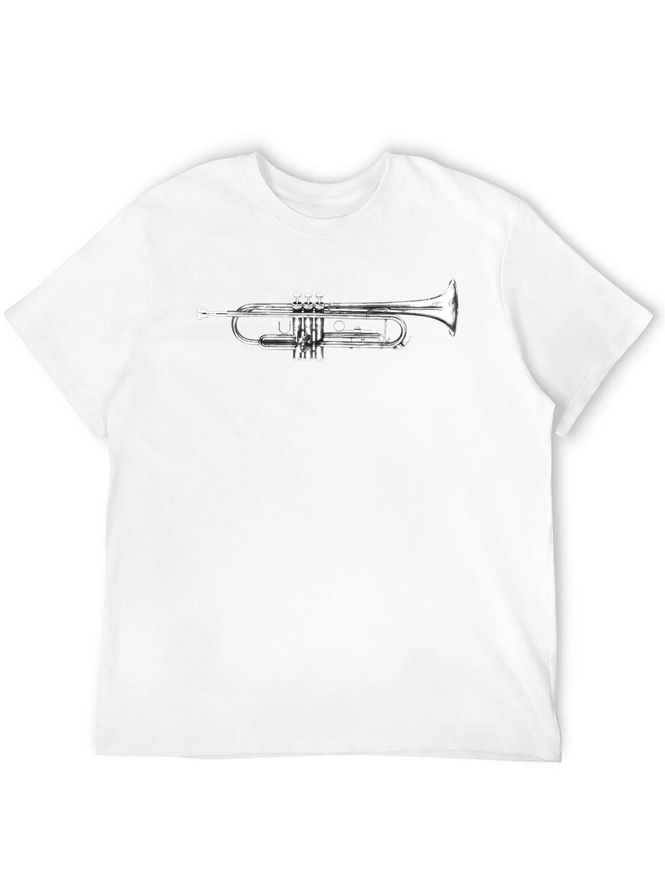 Trumpet Graphic Tee - Music Lovers T-Shirt