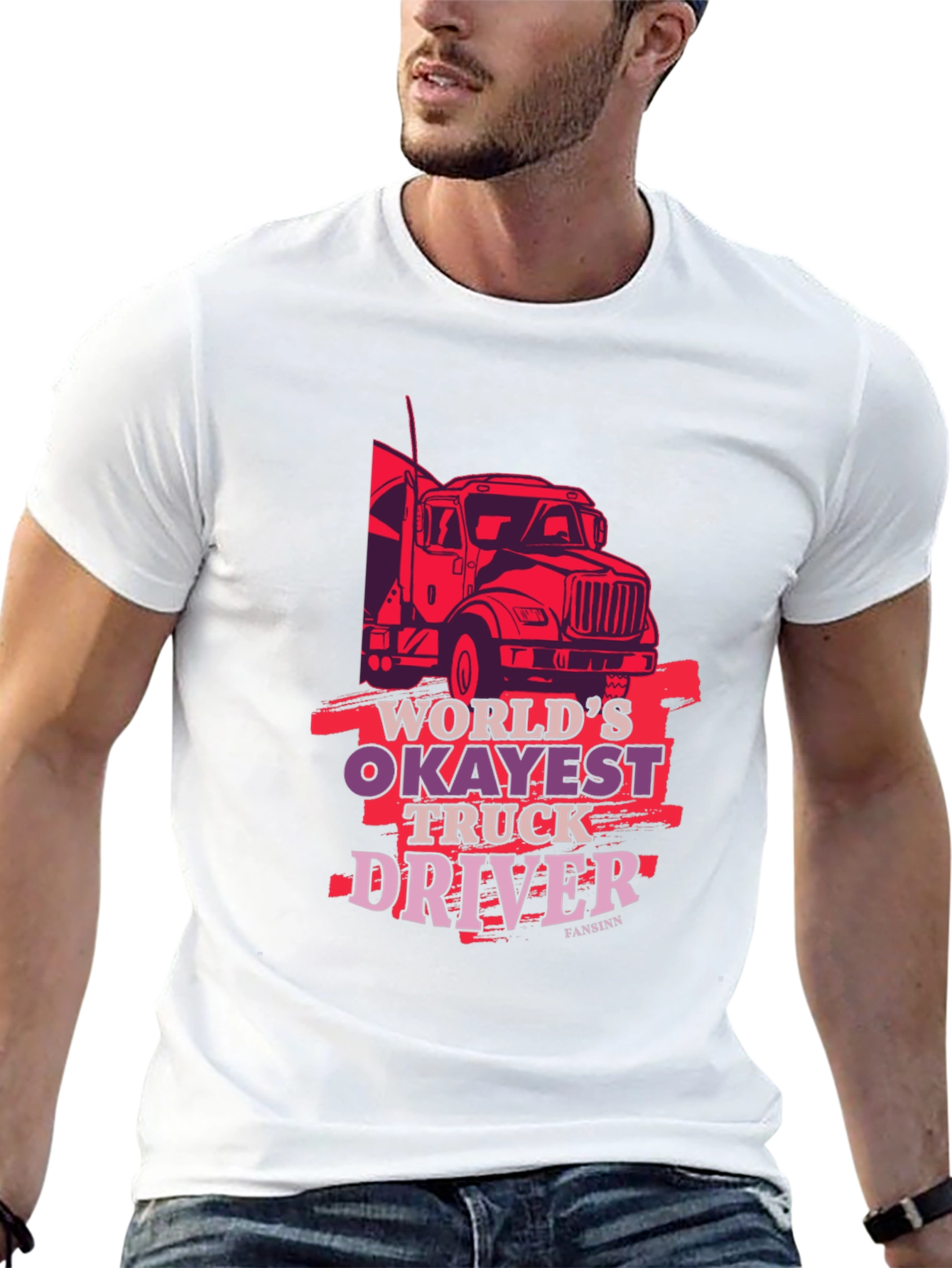 Worlds Okayest Truck Driver Tee