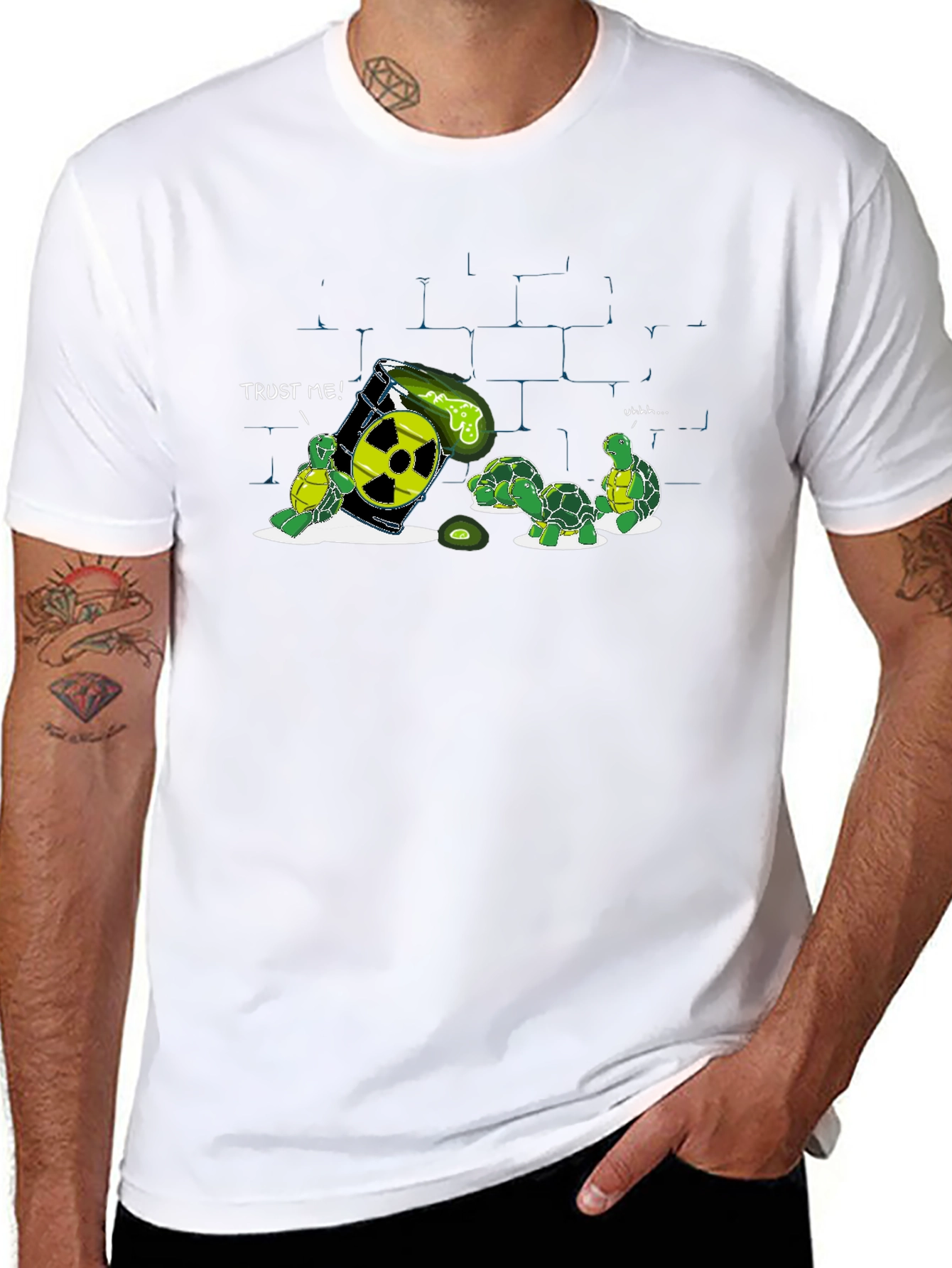 Radioactive Turtles Graphic T-Shirt - Trust Me!