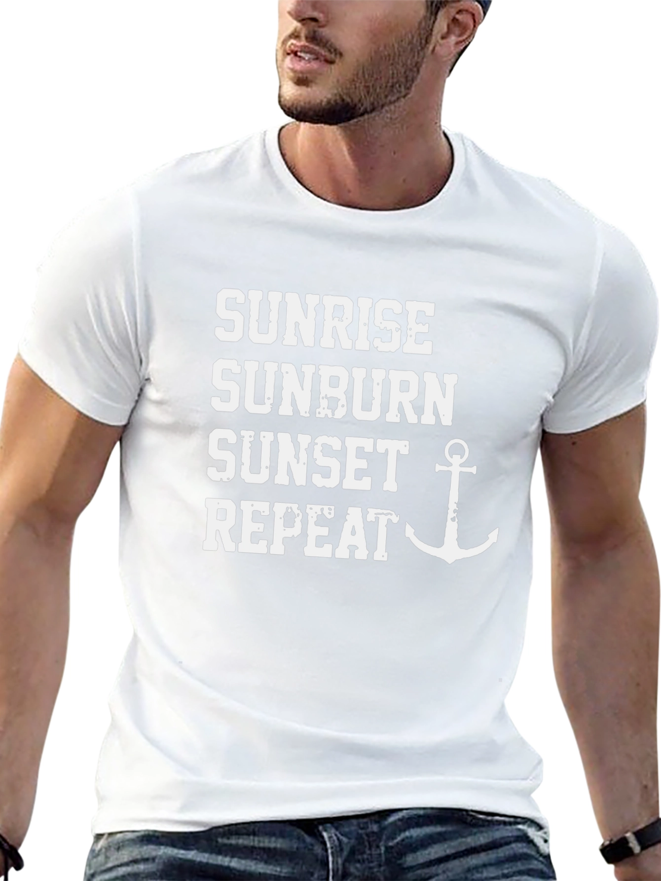 Sunrise Sunburn Sunset Repeat T-Shirt