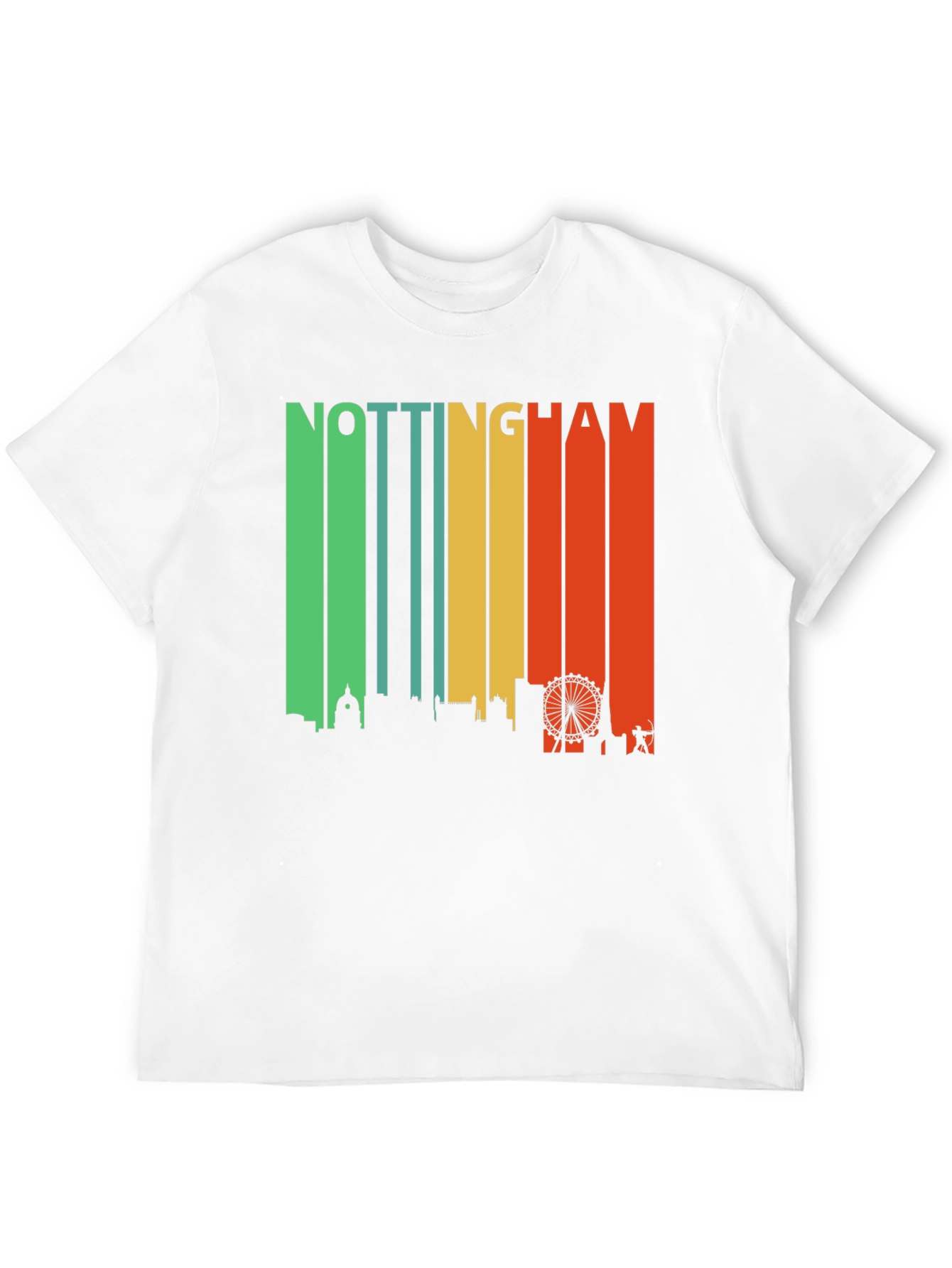 Nottingham Retro Skyline T-Shirt