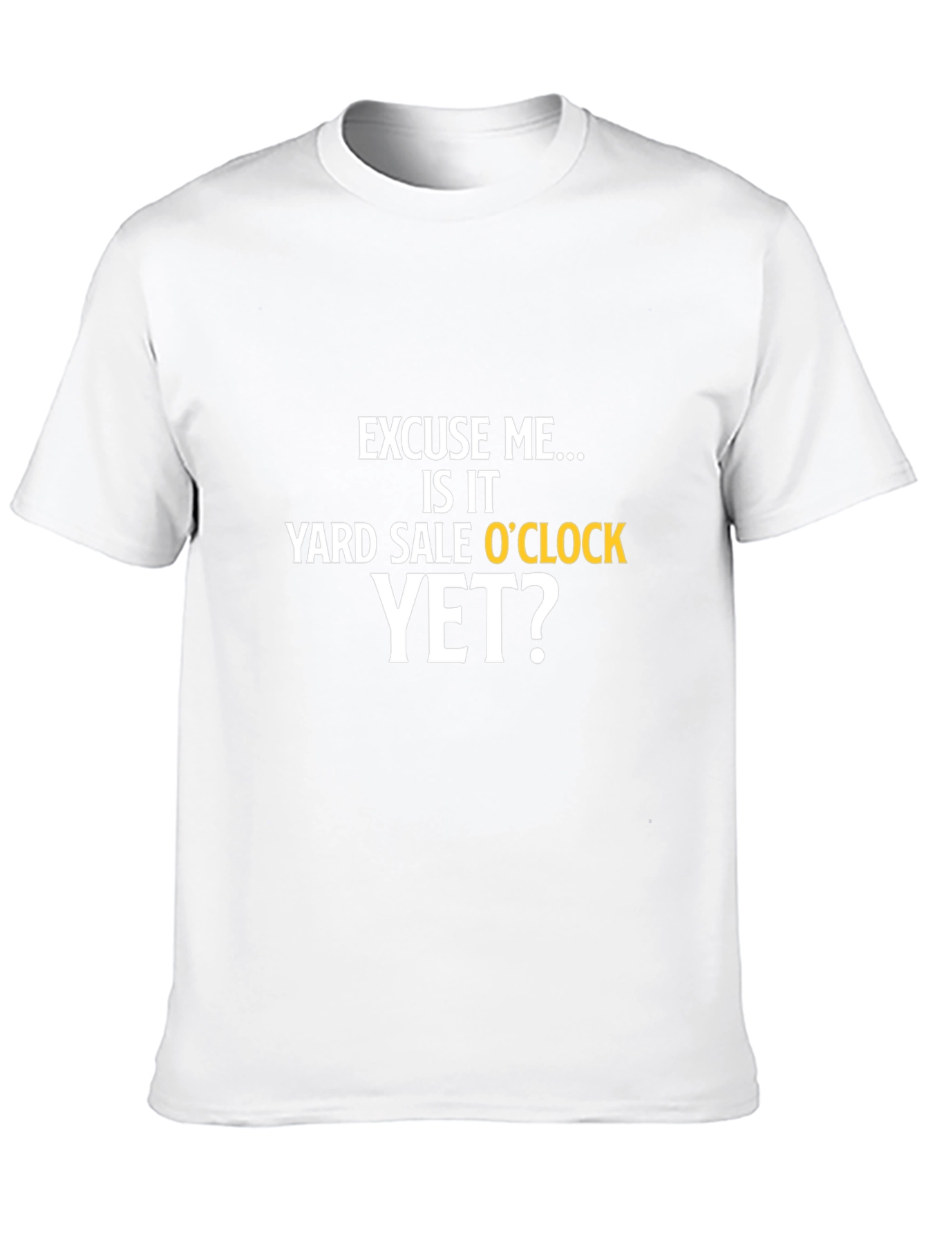 Yard Sale OClock T-Shirt - Black Graphic Tee