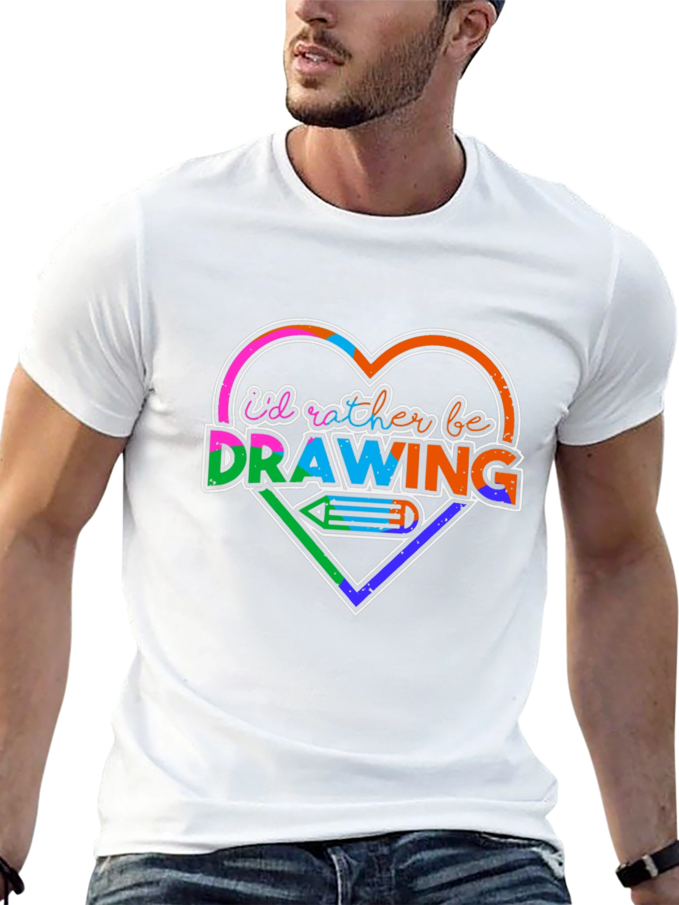 Id Rather Be Drawing T-Shirt