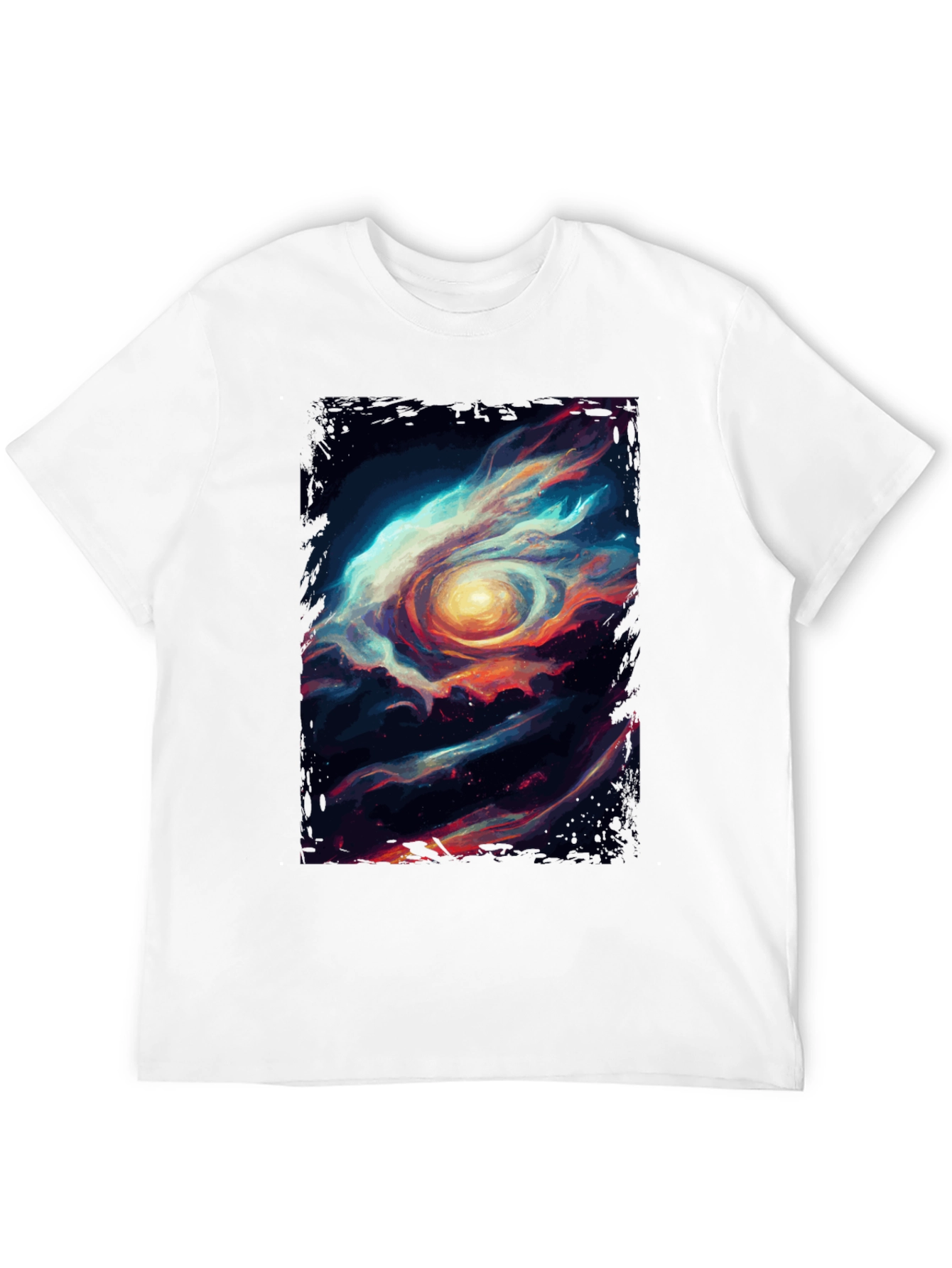 Cosmic Eye Graphic Tee - Stylish Black Cotton T-Shirt