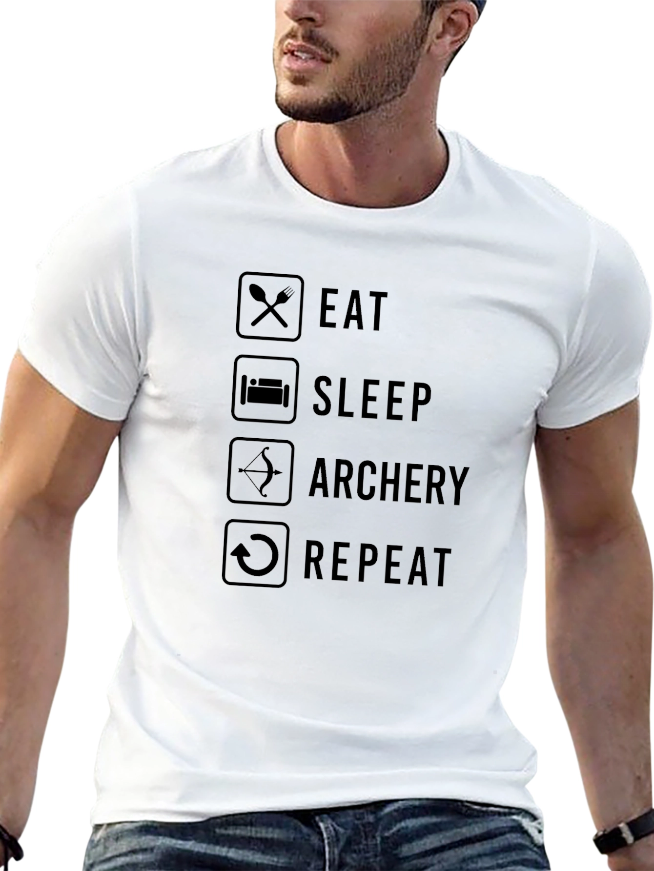 Eat Sleep Archery Repeat T-Shirt