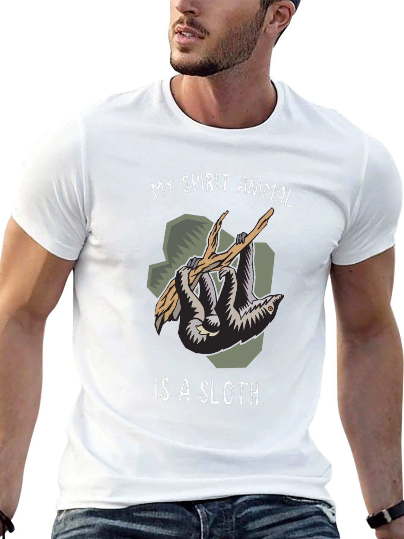 My Spirit Animal Sloth Graphic T-Shirt