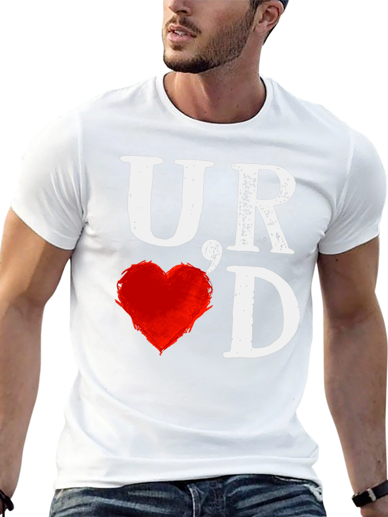 UR Heart D T-Shirt - Love You