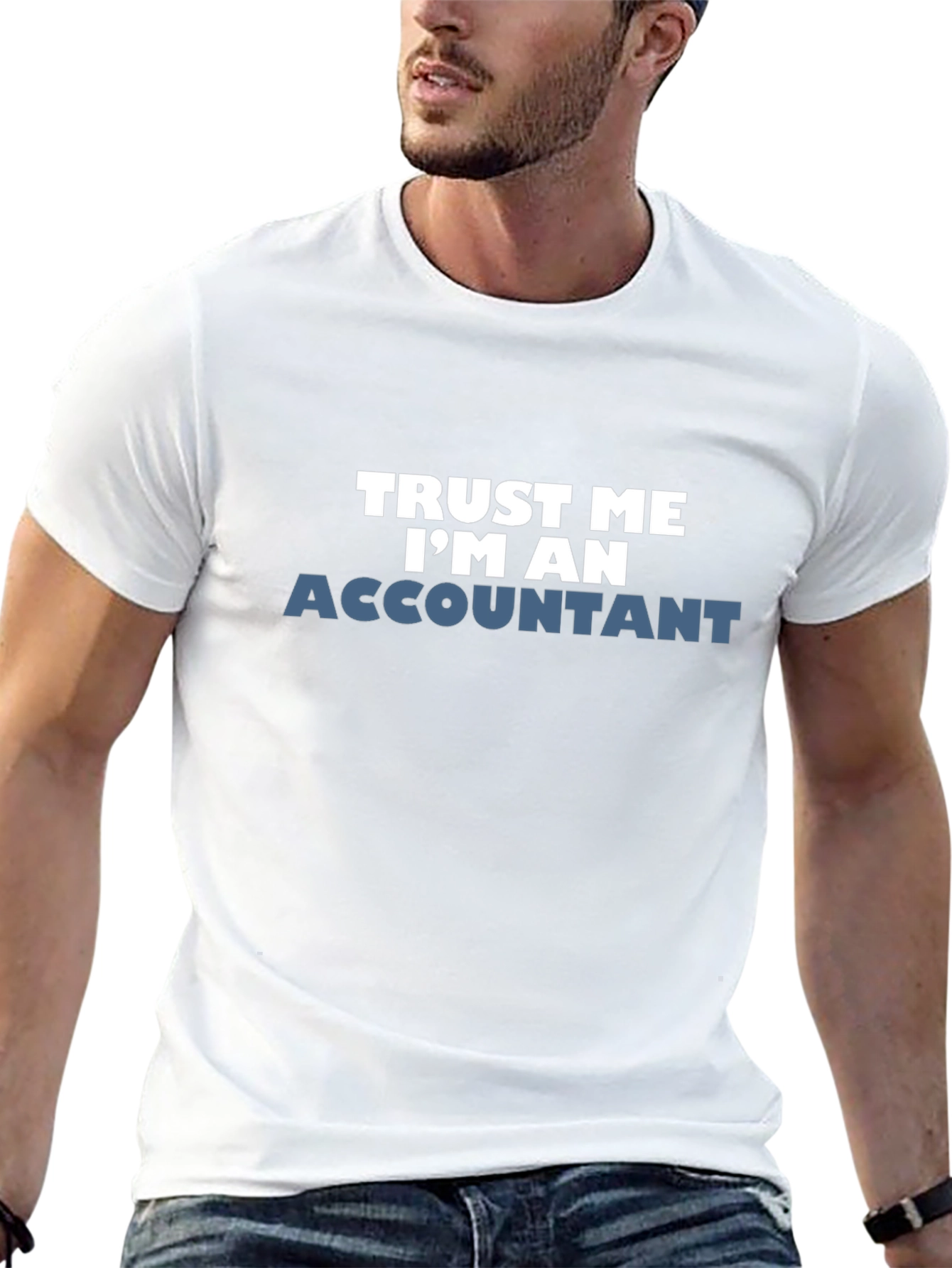Trust Me Im An Accountant Black Tee