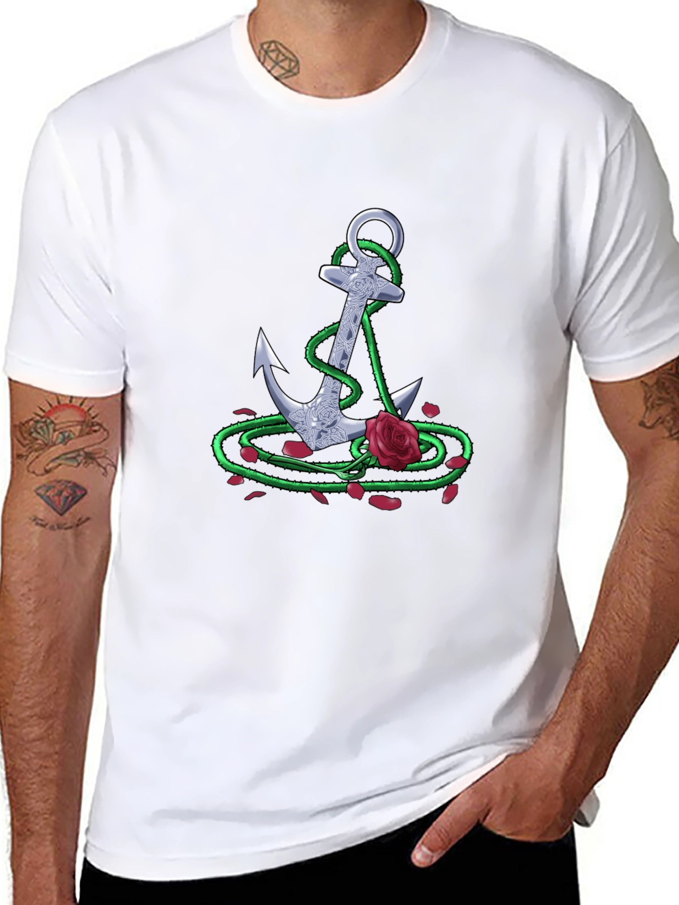 Anchor & Rose Graphic T-Shirt