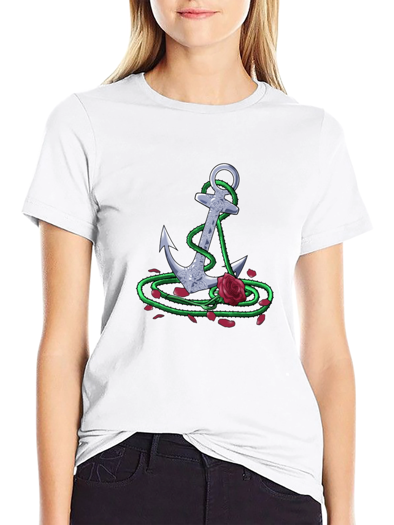 Anchor & Rose Graphic T-Shirt