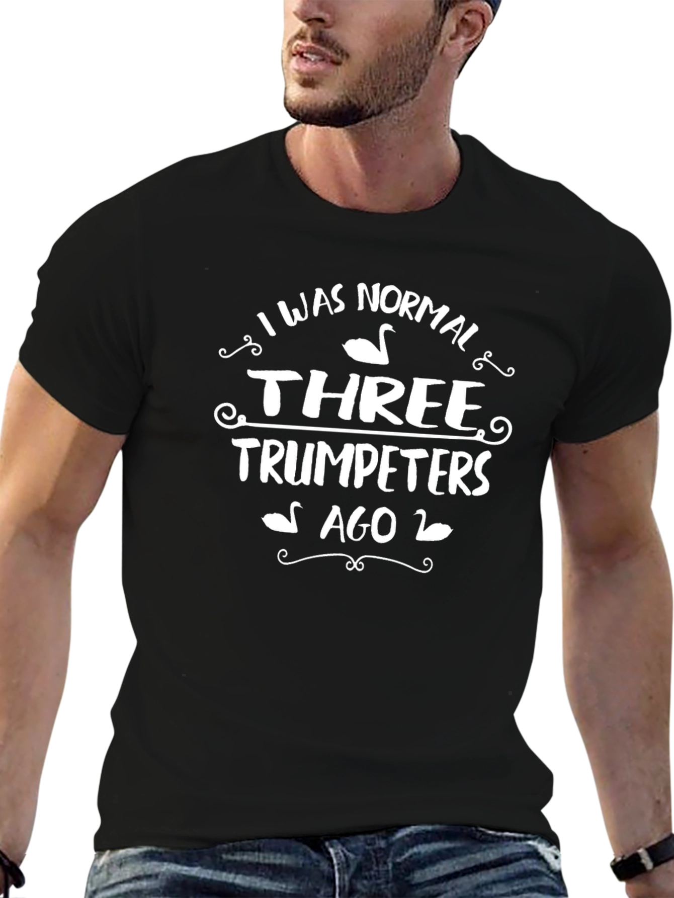 Funny Three Trumpeters Ago Graphic T-Shirt